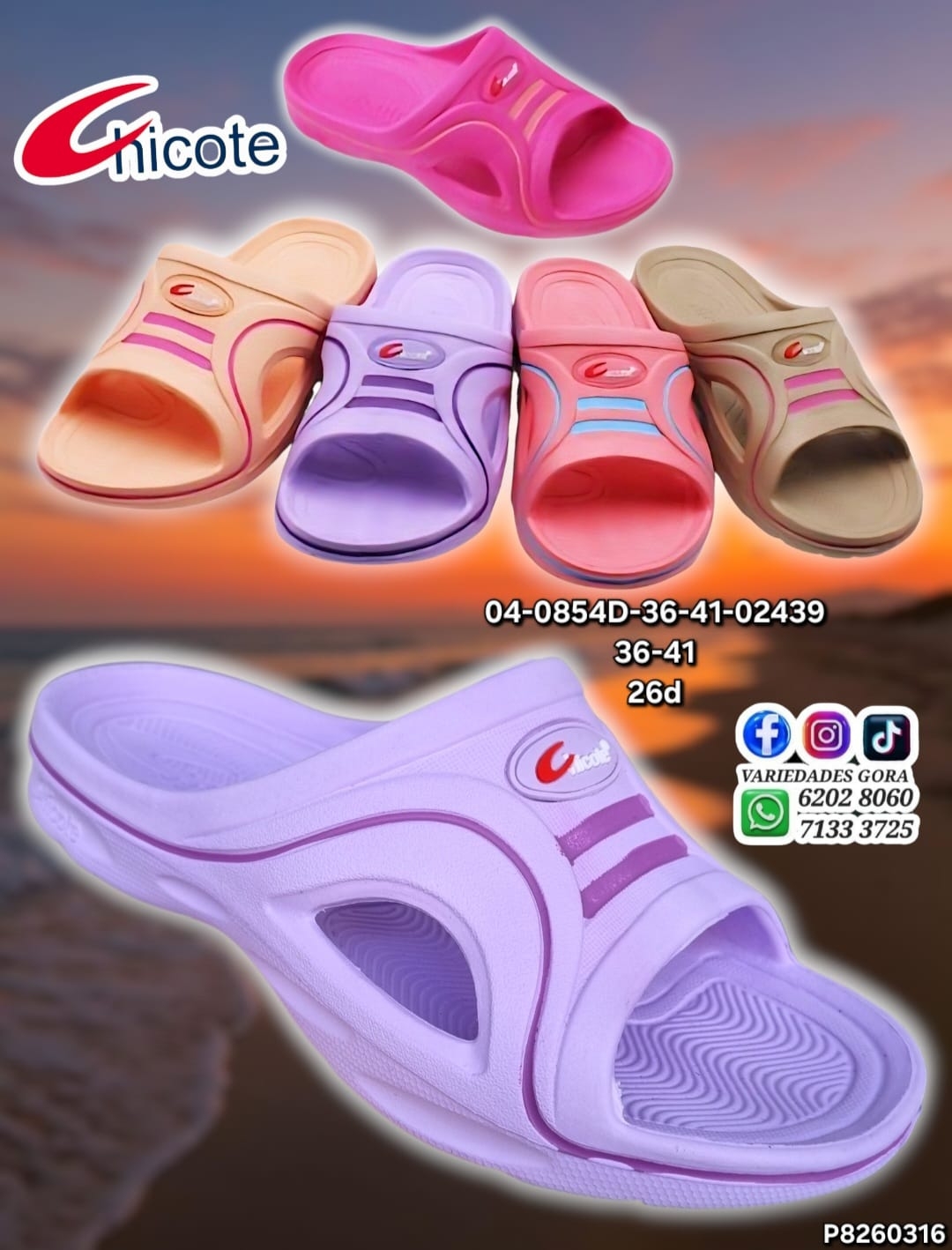 YINA DAMA CHICOTE 36-41 DE METER P8