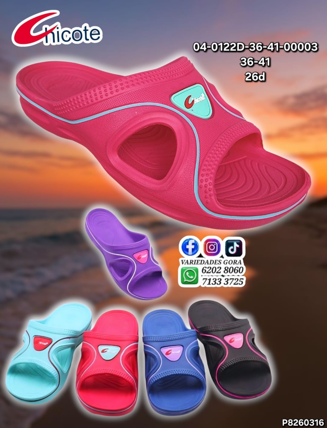 YINA DAMA CHICOTE 36-41 DE METER P8