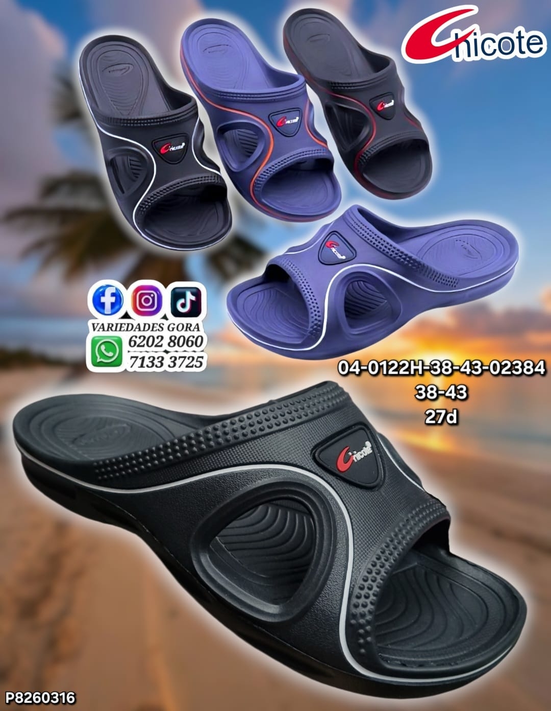 YINA HOMBRE CHICOTE 38-43 DE METER P8