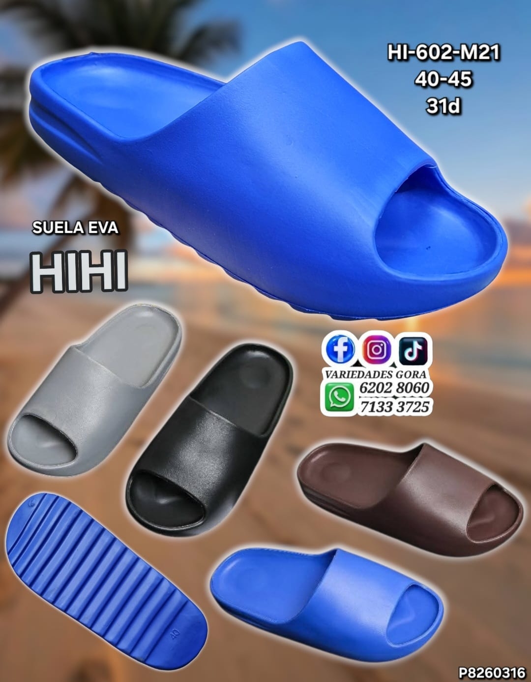 YINA HOMBRE HIHI40-45 DE METER P8