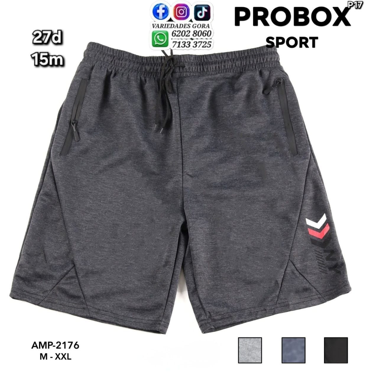 SHORT HOMBRE M-XXL PROBOX P17