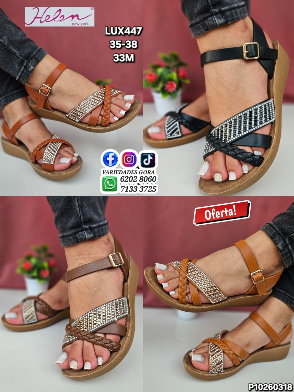 OFERTA SANDALIA DAMA HELEN 35-38 P10