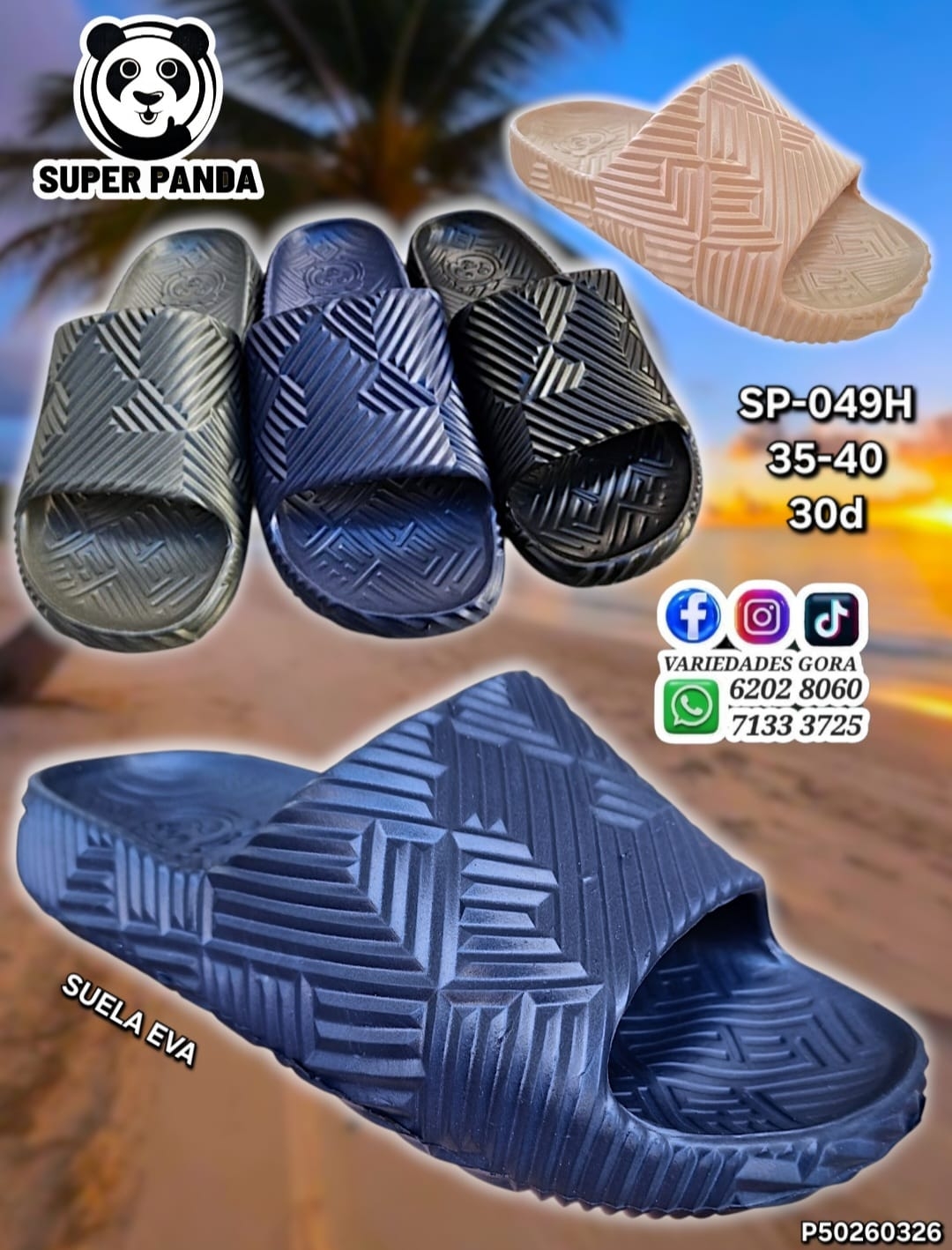 YINA HOMBRE SUPER PANDA 35-40 P50