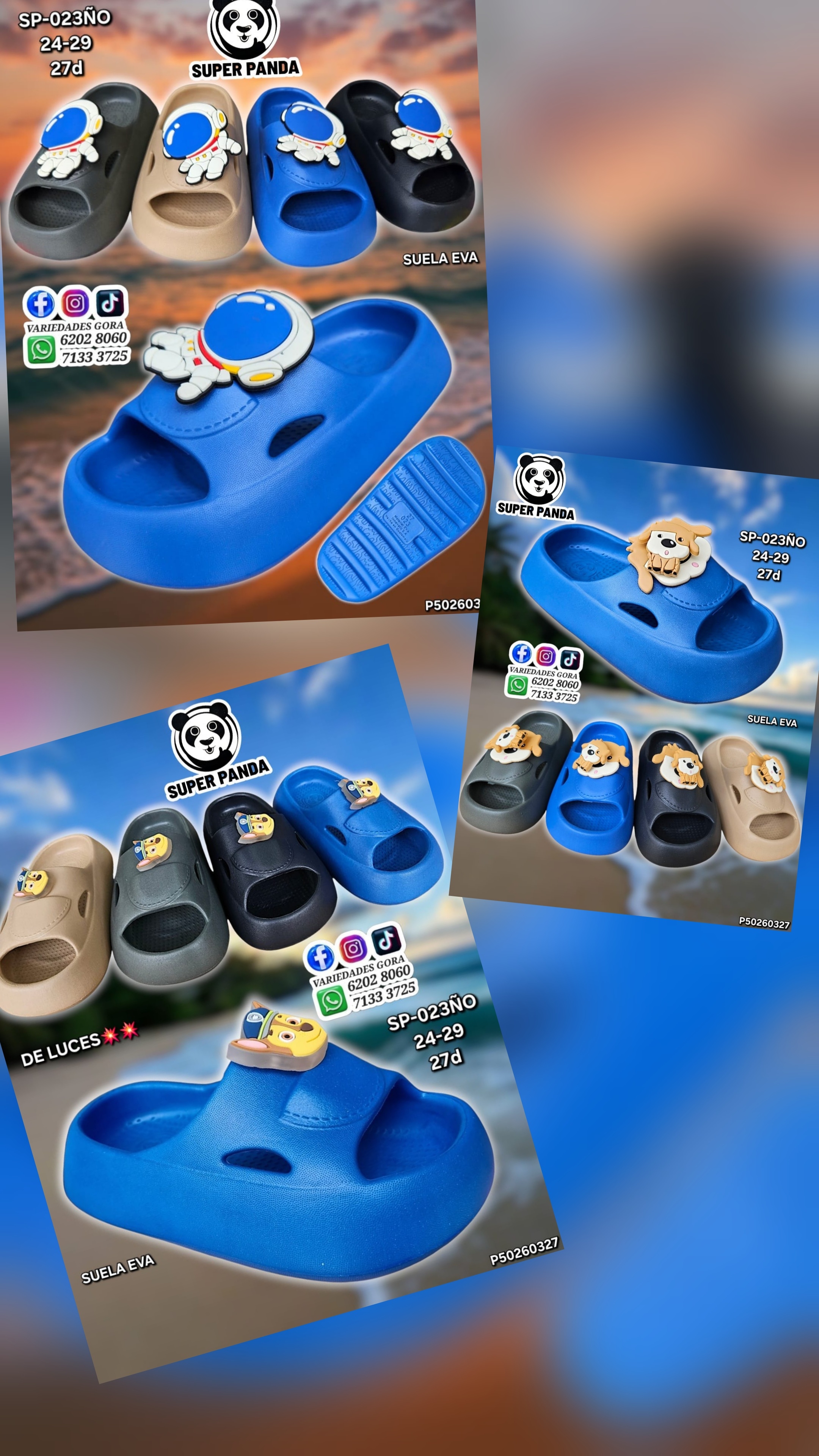 YINA NIÑO SUPER PANDA 24-29 DE METER P50