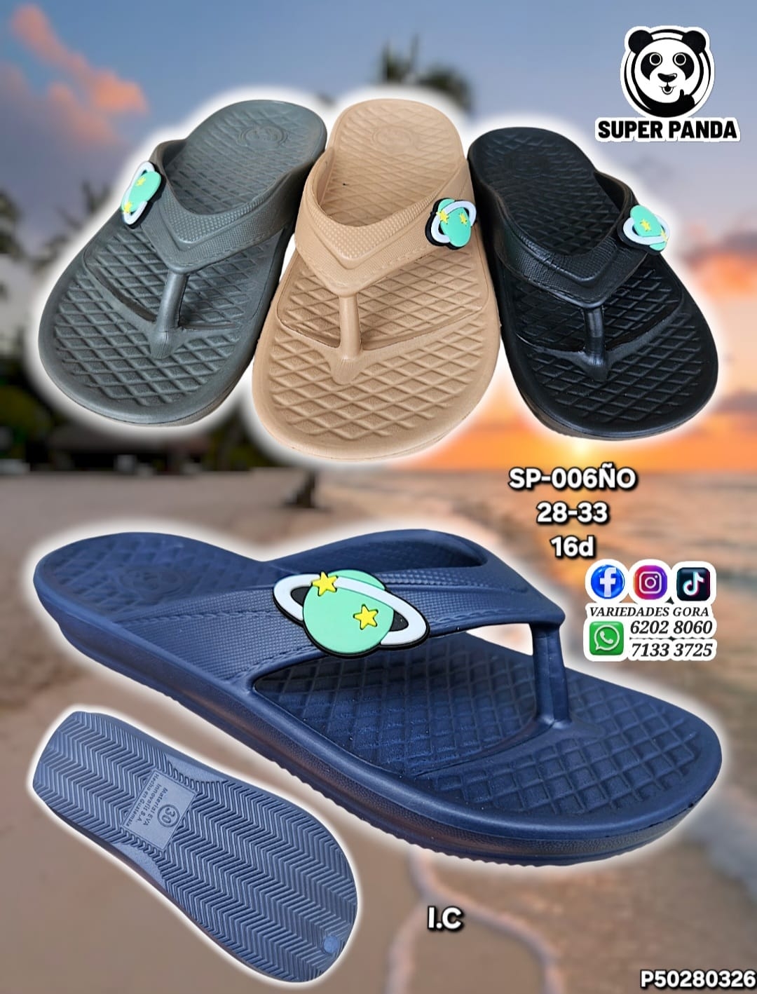 YINA ñO DEDO SUPER PANDA 28-33 P50