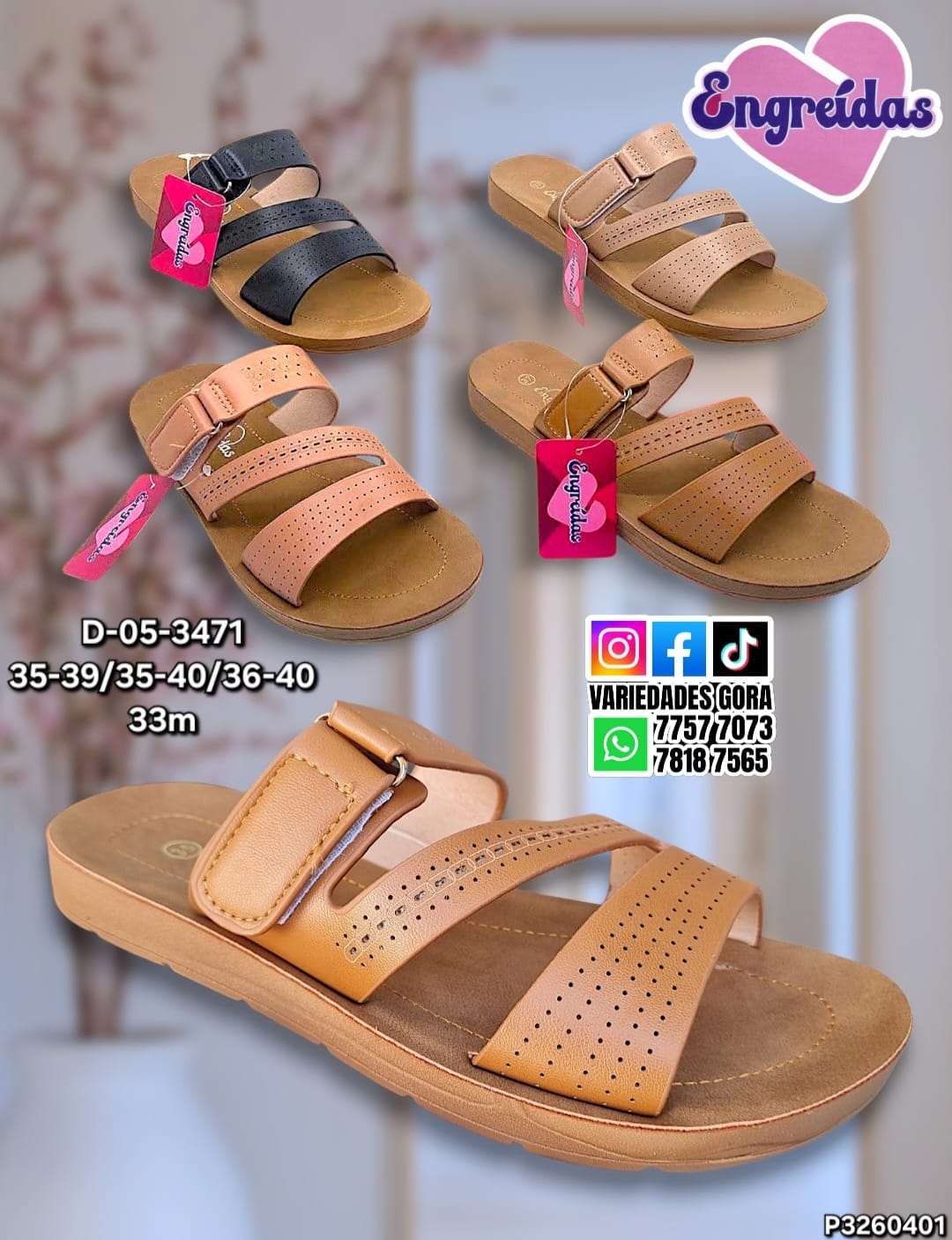 SANDALIA DAMA ENGREIDA 35-40 P3