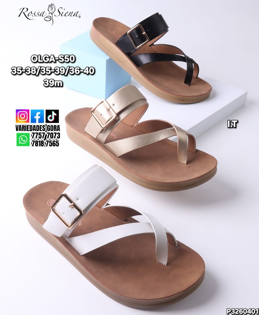 SANDALIA DAMA ROSA SIENA 35-40 P3