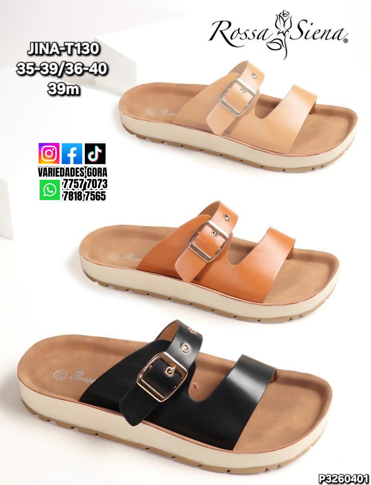 SANDALIA DAMA ROSA SIENA 35-40 P3