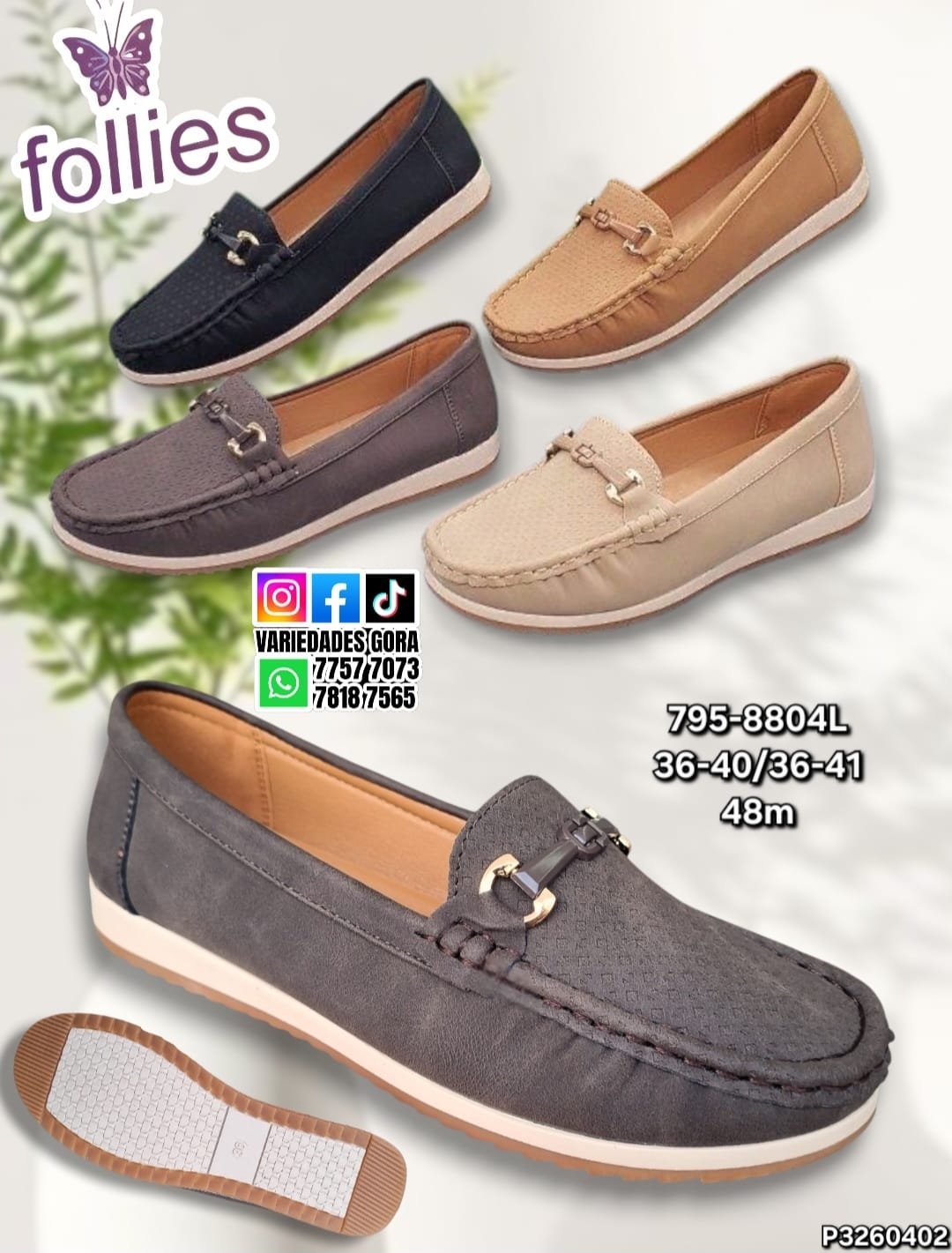 ZAPATO DAMA FOLLIES 36-41 P3