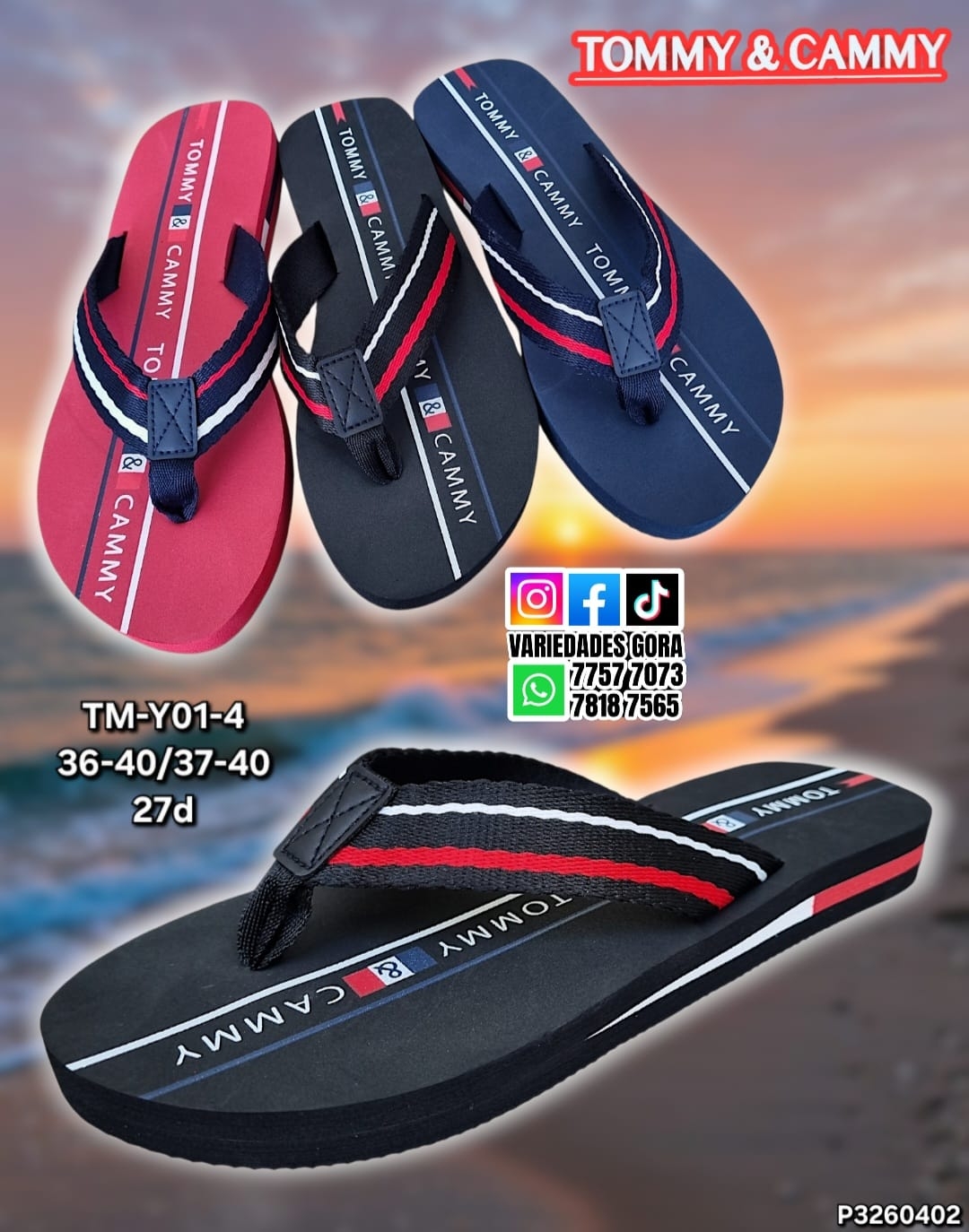 YINA DAMA TOMMY & CAMMY 34-41 DEDO P3