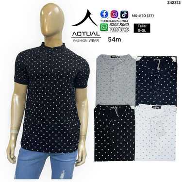 ACTUAL  ROPA-CAMISA-HOMBRE S-XL