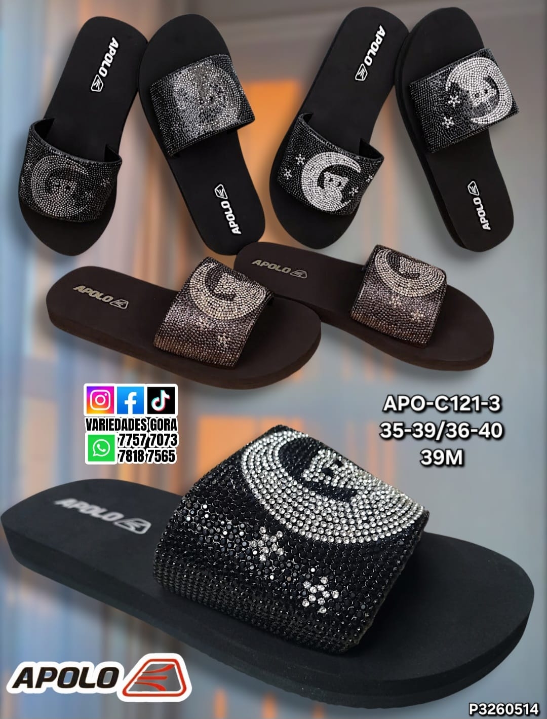 SANDALIA DAMA APOLO 35-40 P3