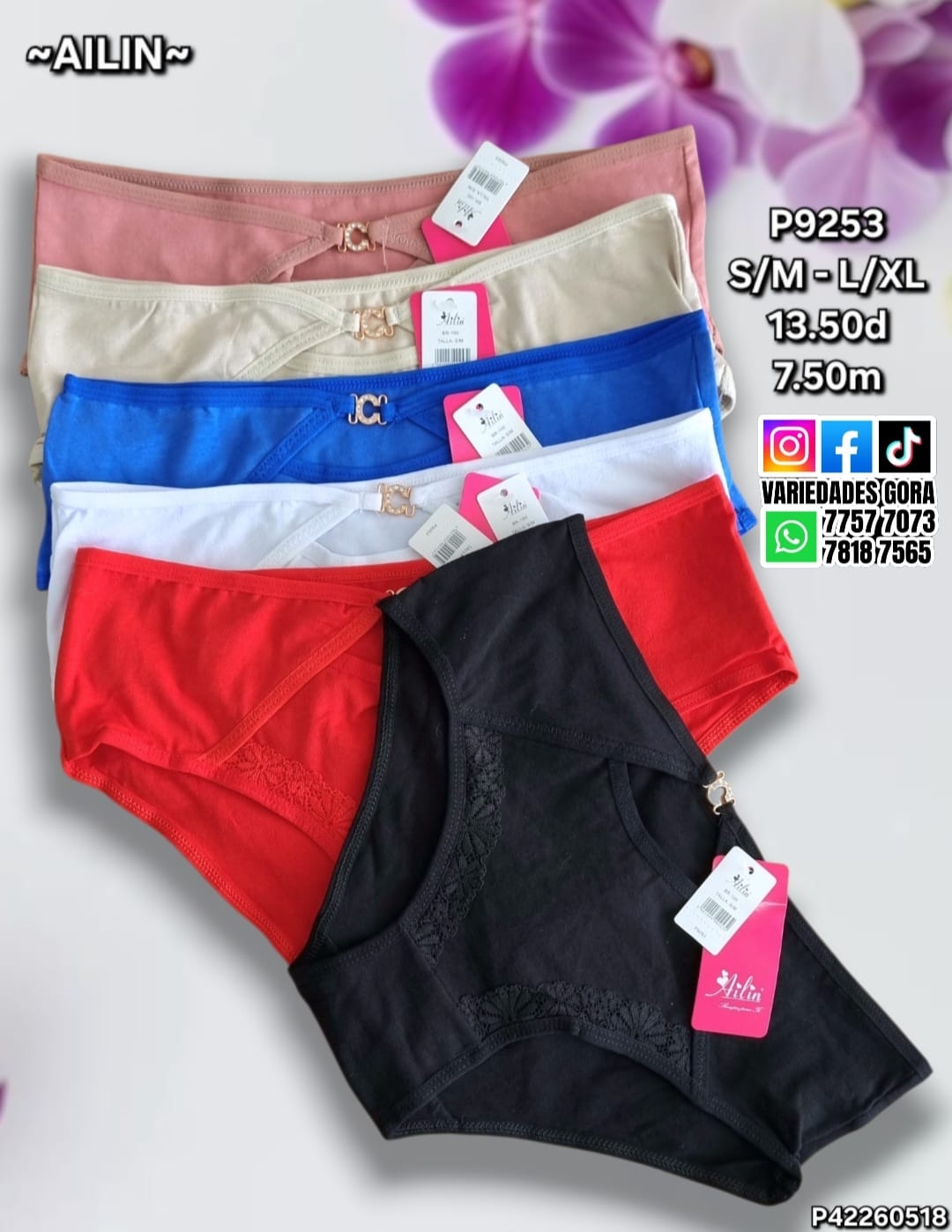 PANTY DAMA AILIN S/M - L/XL P42