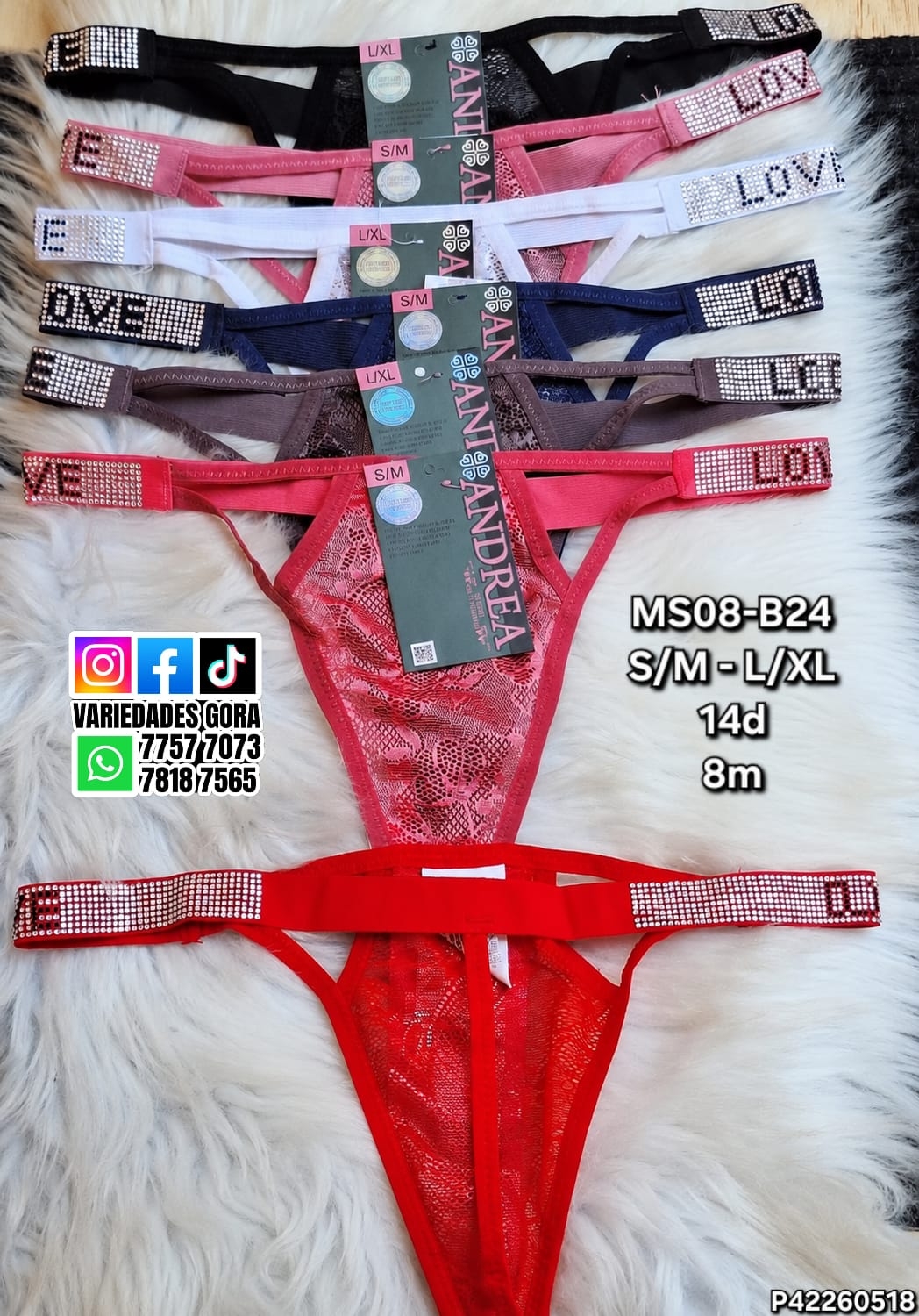 HILO PARA DAMA ANDREA S/M-L/XL P42