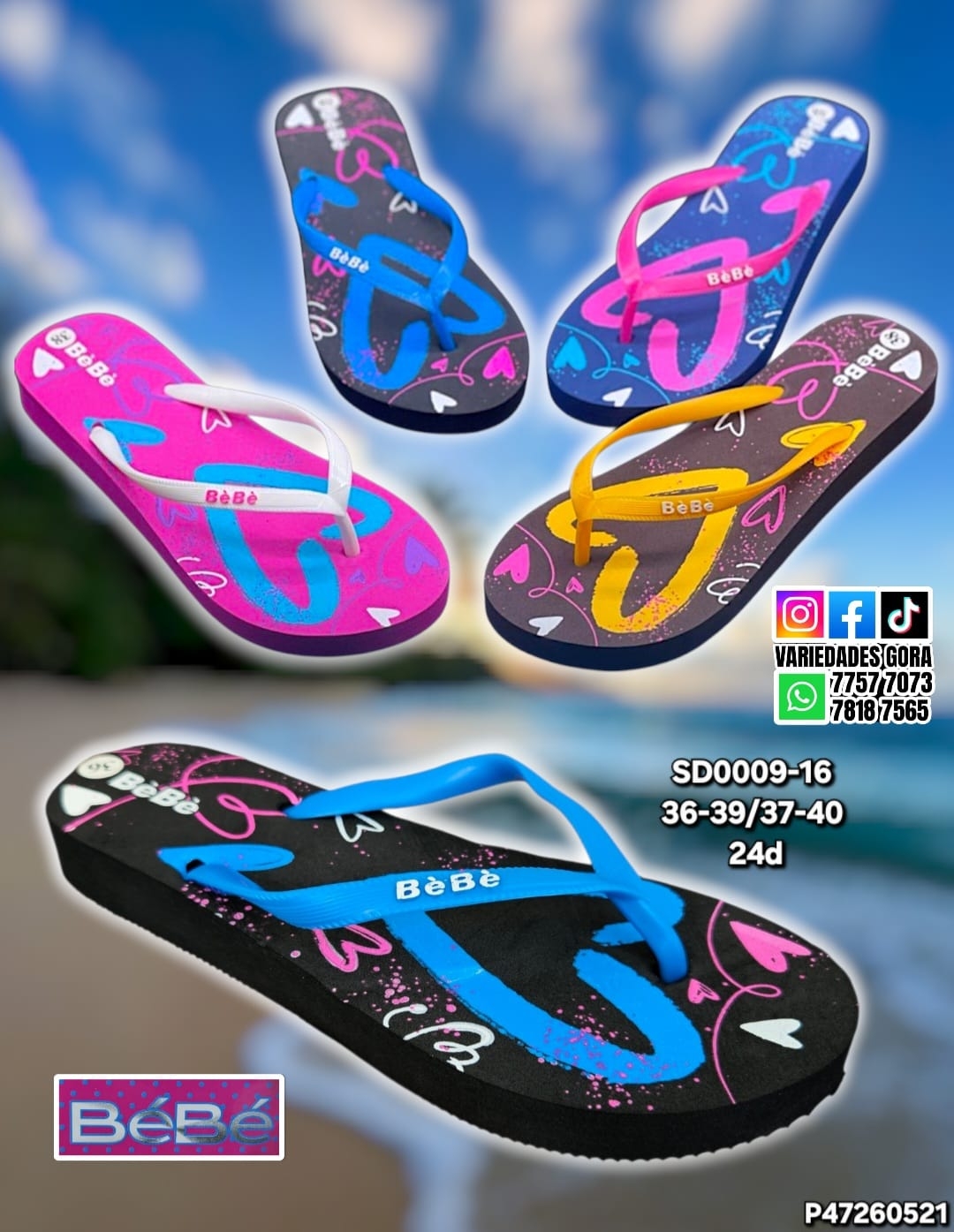 YINA DEDO 36-40 BEBE DAMA P47