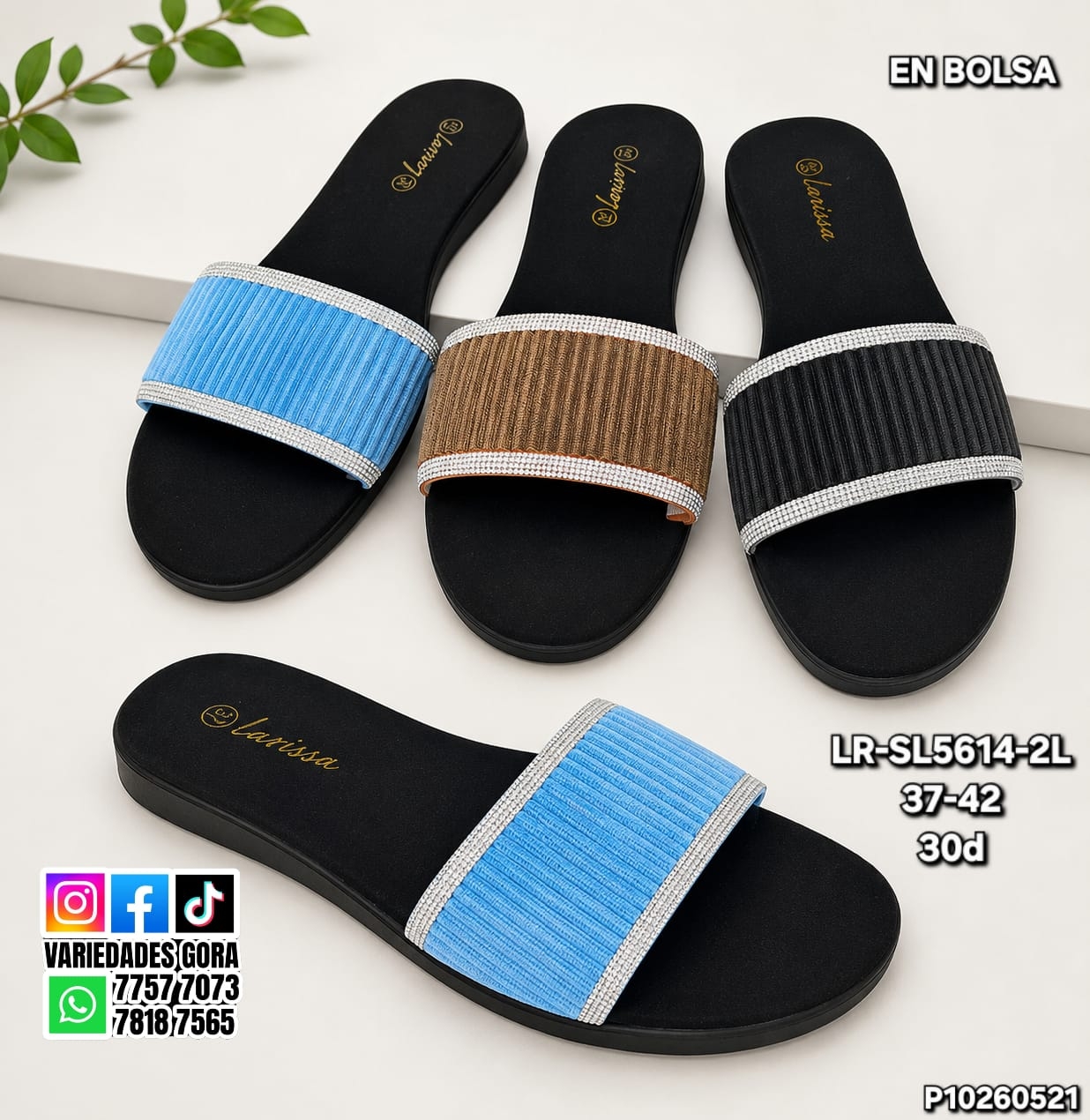 SANDALIA METER EN BOLSADAMA 37-42 LARISSA P10