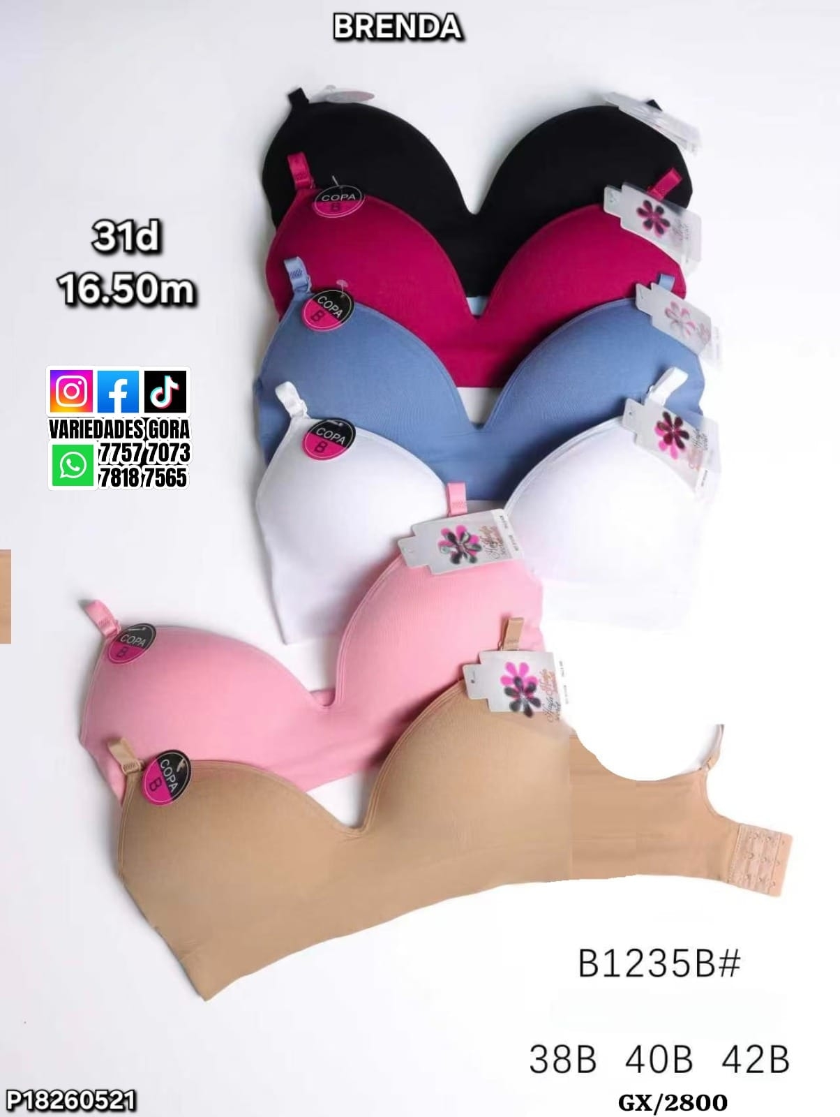 BRASIER BRENADA 38B-42B P18