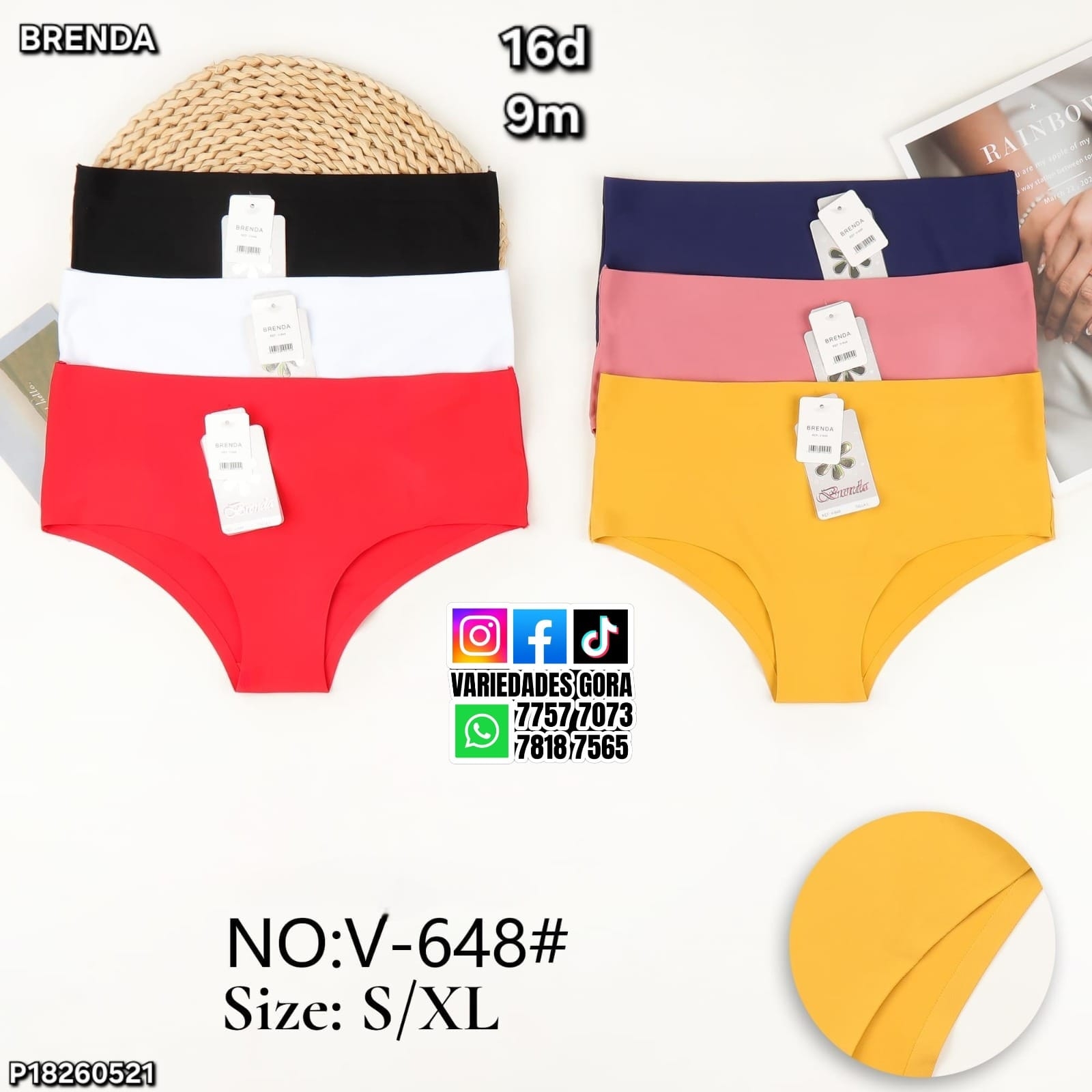 PANTY PARA DAMA BRENDA S-XL P18