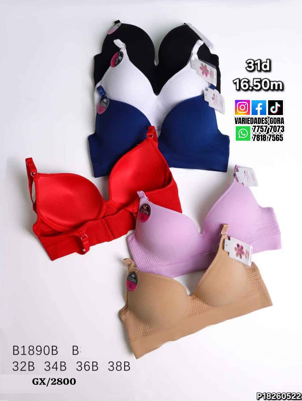 BRASIER DAMA 32B - 38B P18