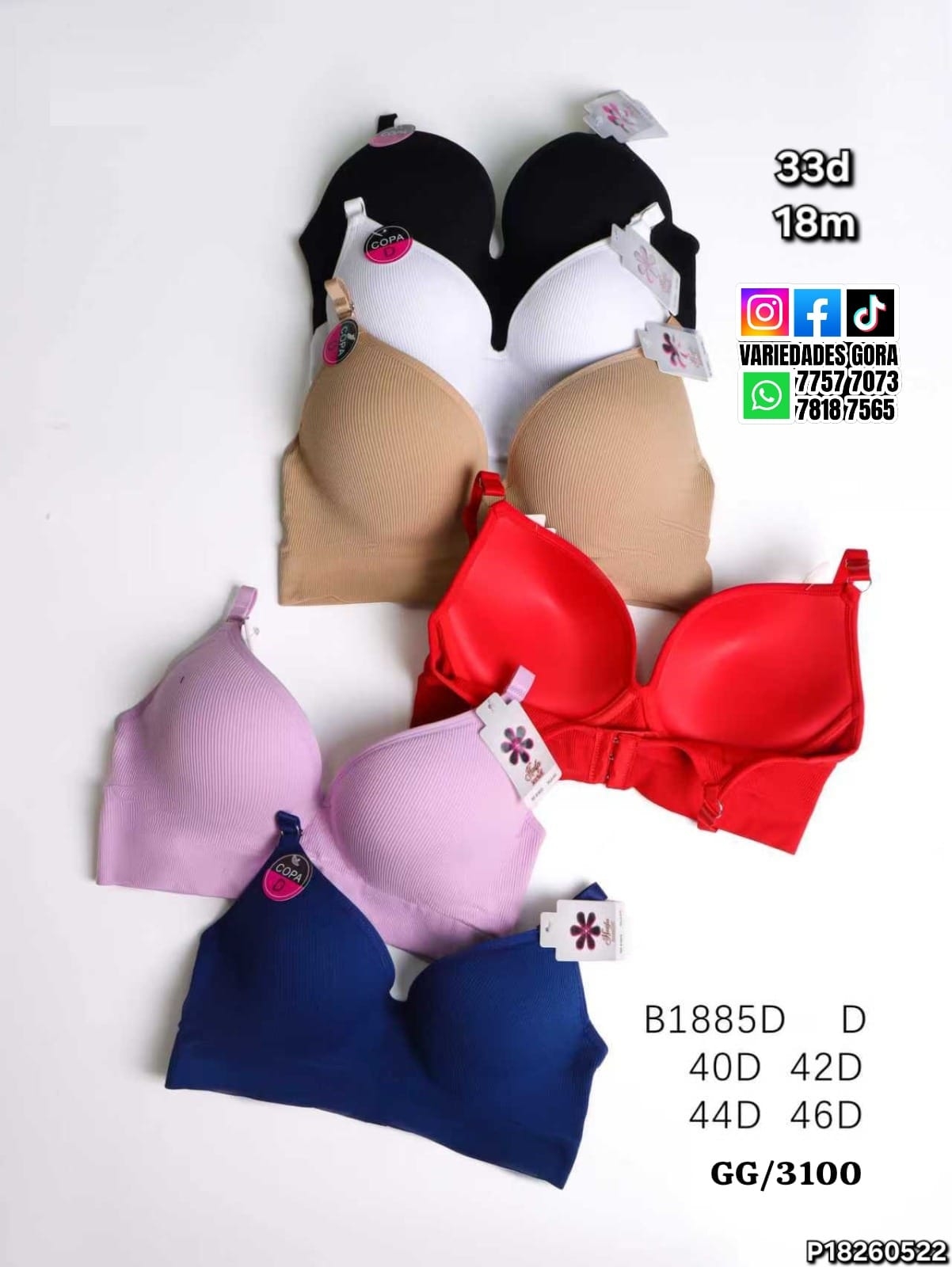 BRASIER DAMA 40D-46D P18