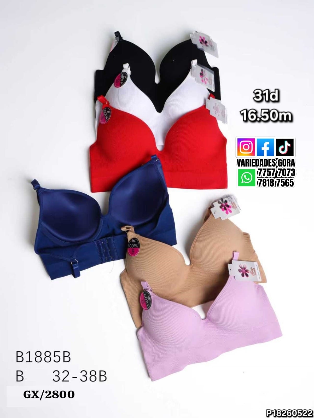 BRASIER DAMA 32B-38B P18