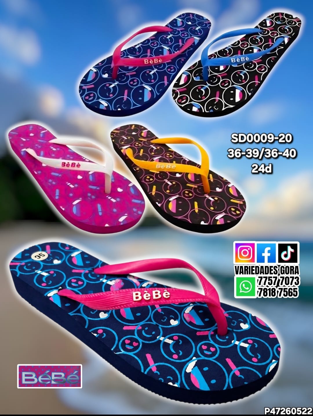 YINA DAMA BEBE DEDO 36-40 P47