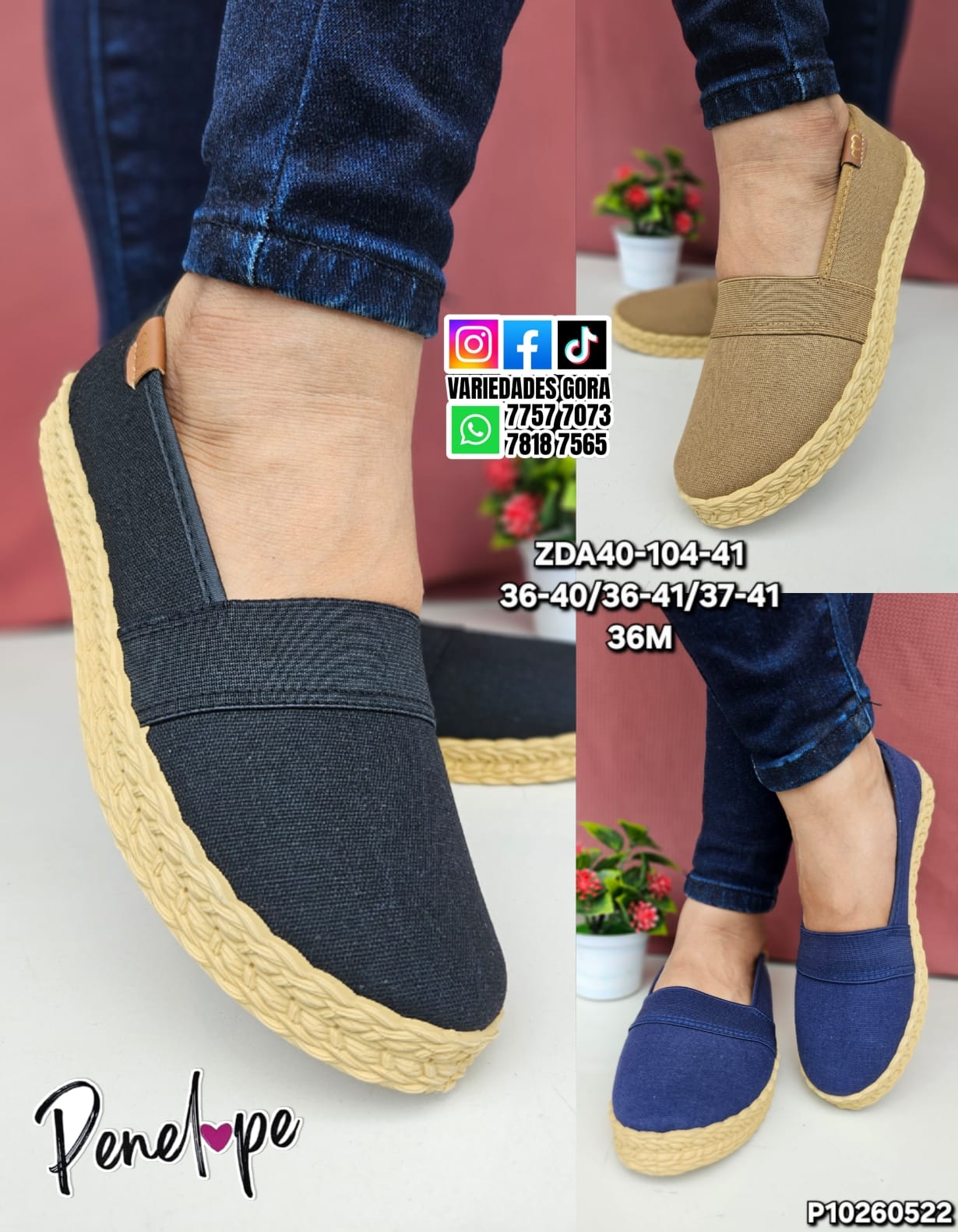 ZAPATO DAMA PENELOPE 36-41 P10