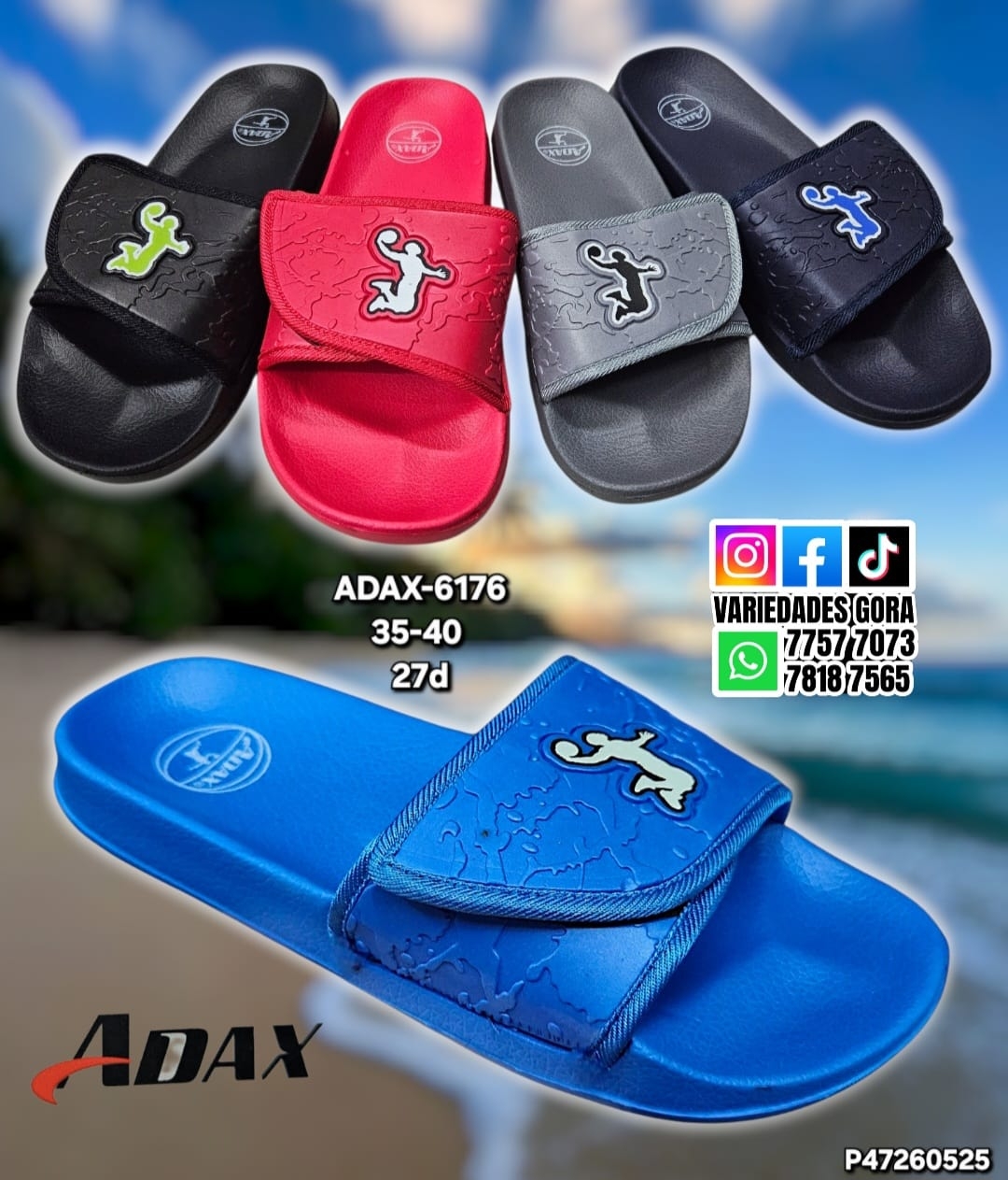 YINA HOMBRE ADAX 35-40 DE METER P47