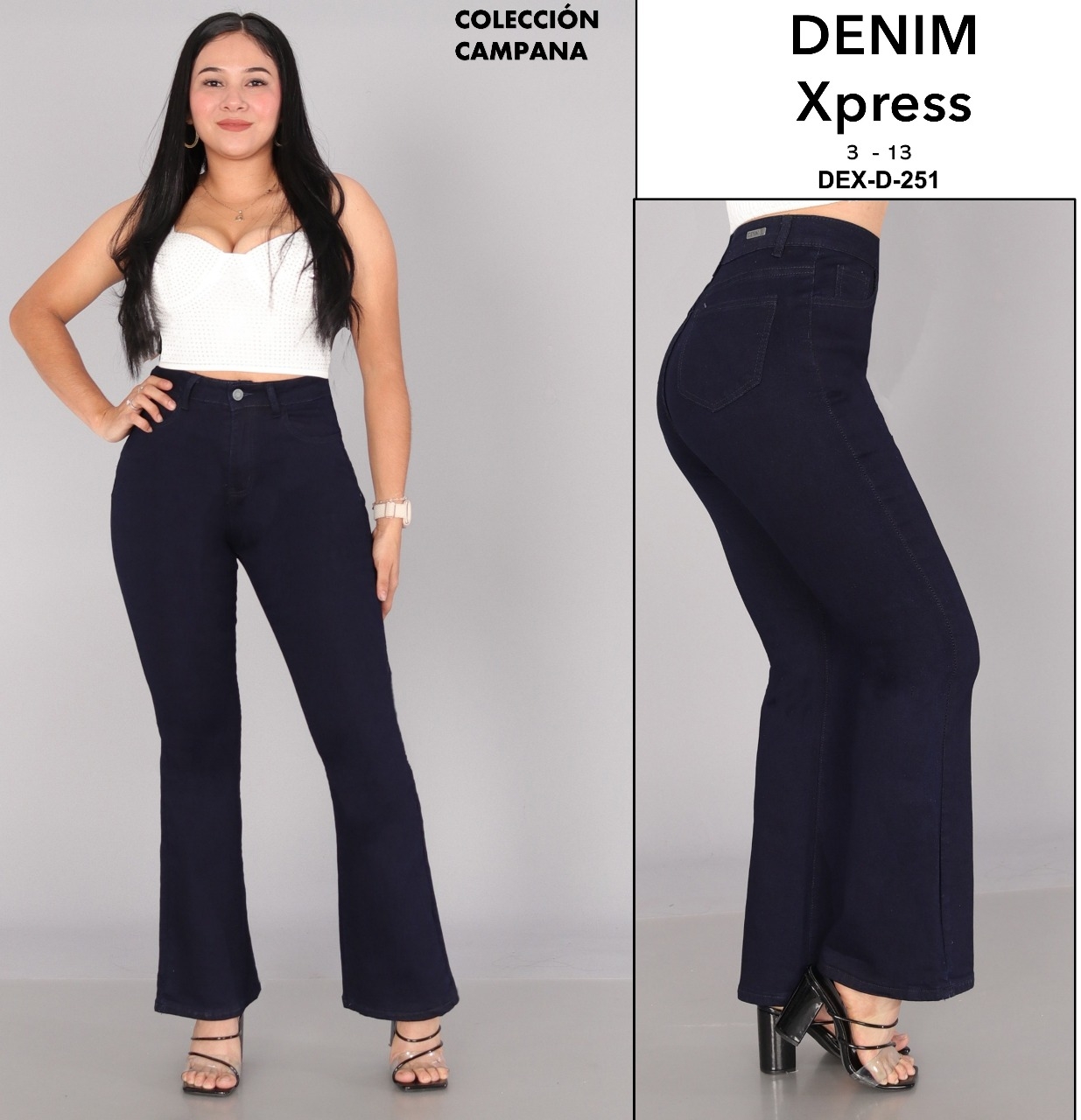 PANTALON PARA DAMA DENIM XPRES 3-13 P17