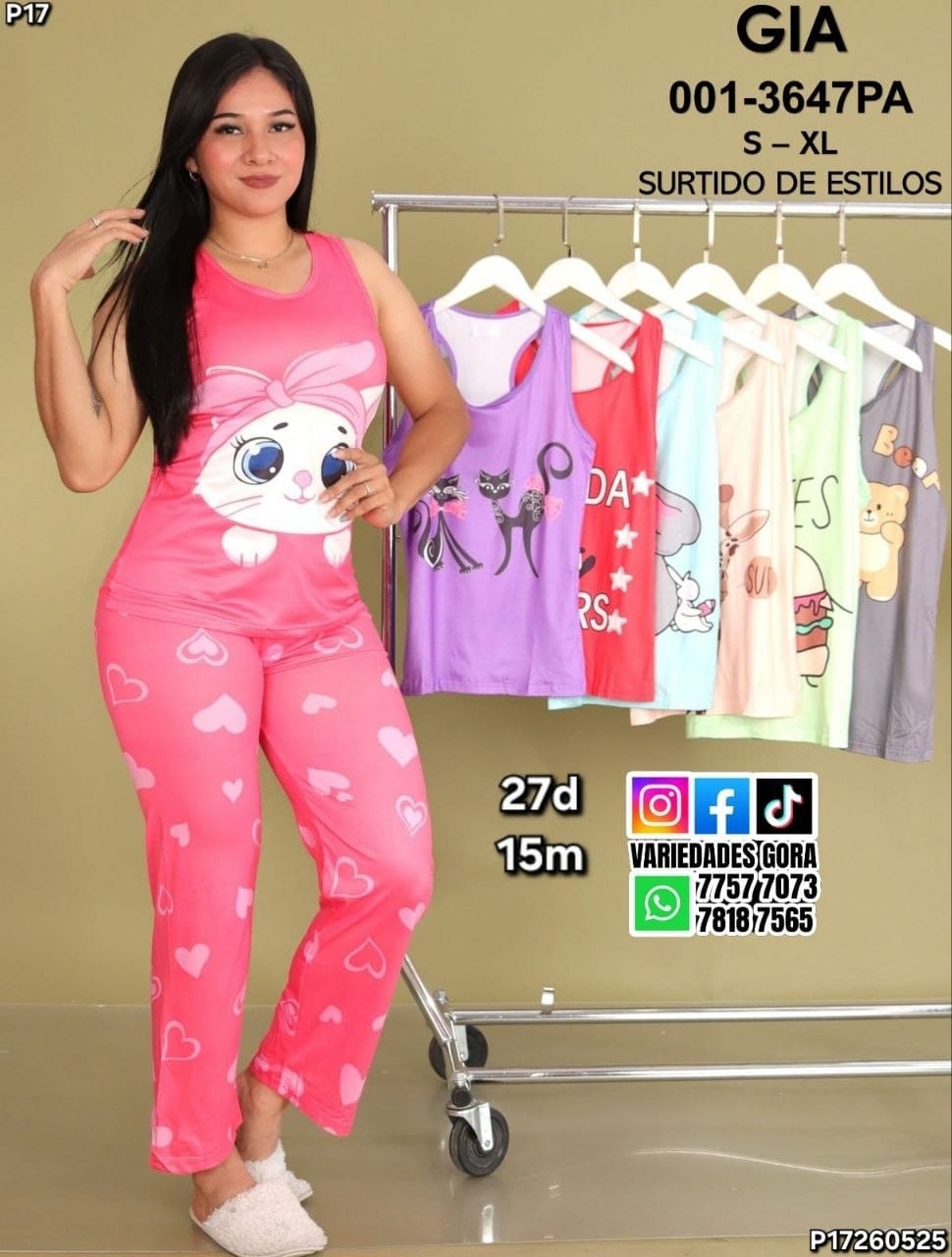 CONJUNTO PARA DAMA S-XL P17