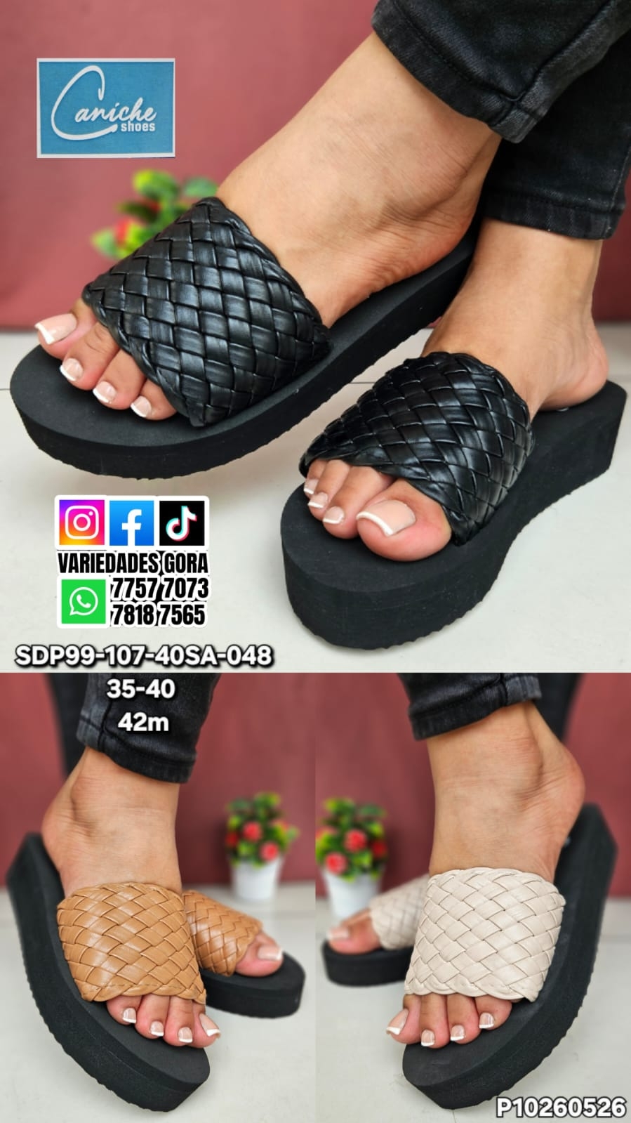 SANDALIA DAMA CANICHE 35-40 P10