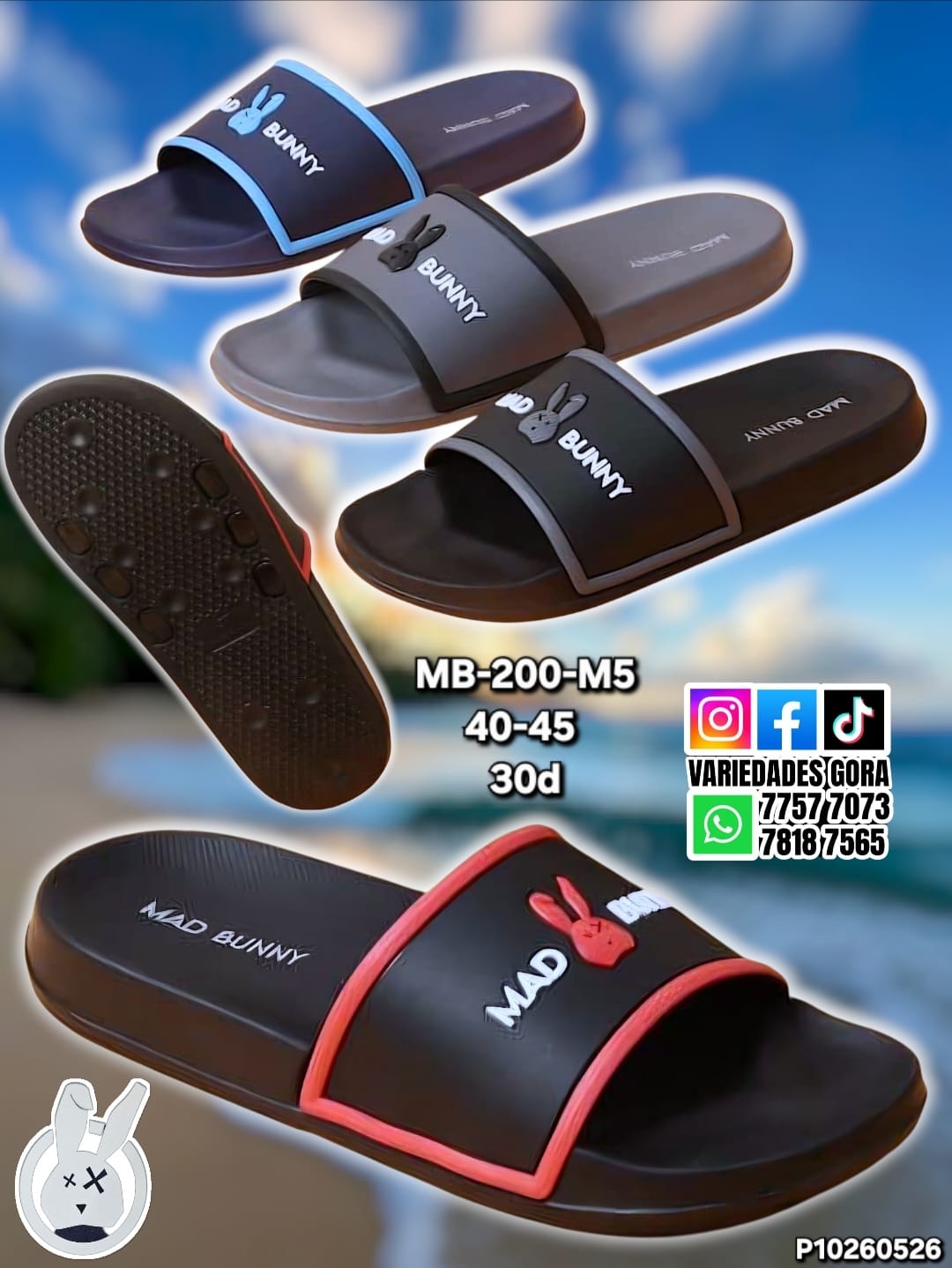 YINA METER HOMBRE 40-45 MAD BUNNY P10