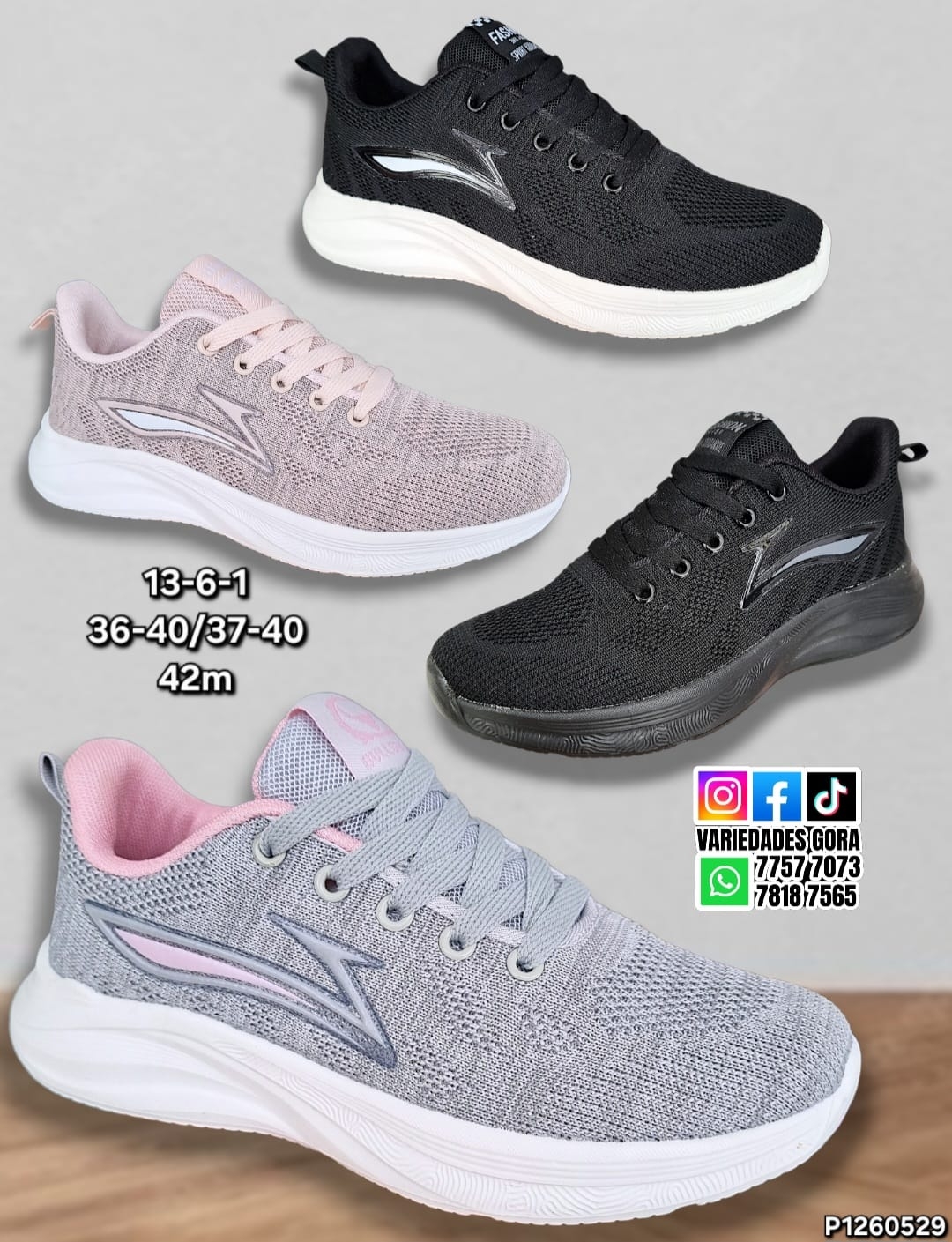 ZAPATO DAMA 36-40 FASHION P1