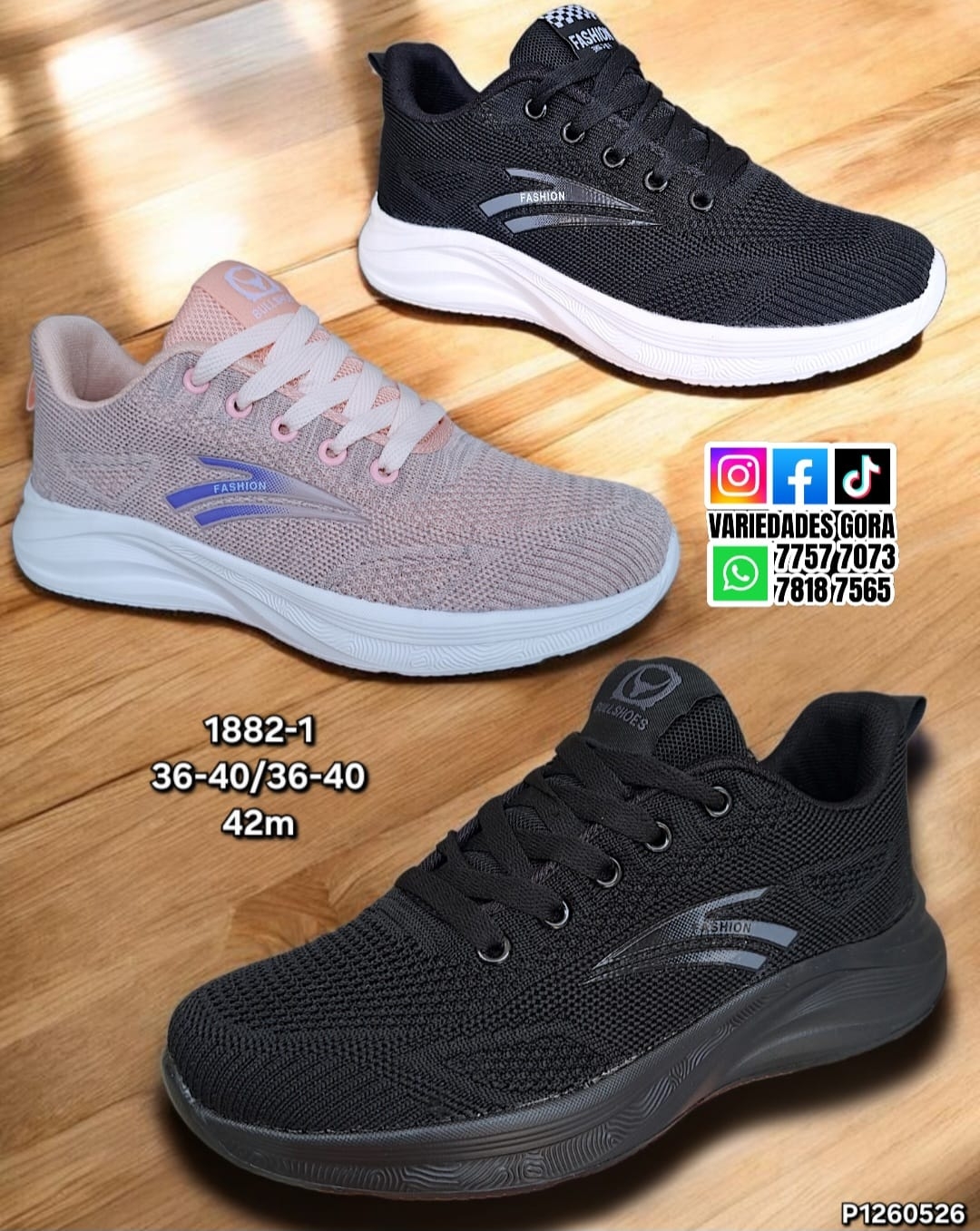 ZAPATO DAMA 36-40 FASHION P1