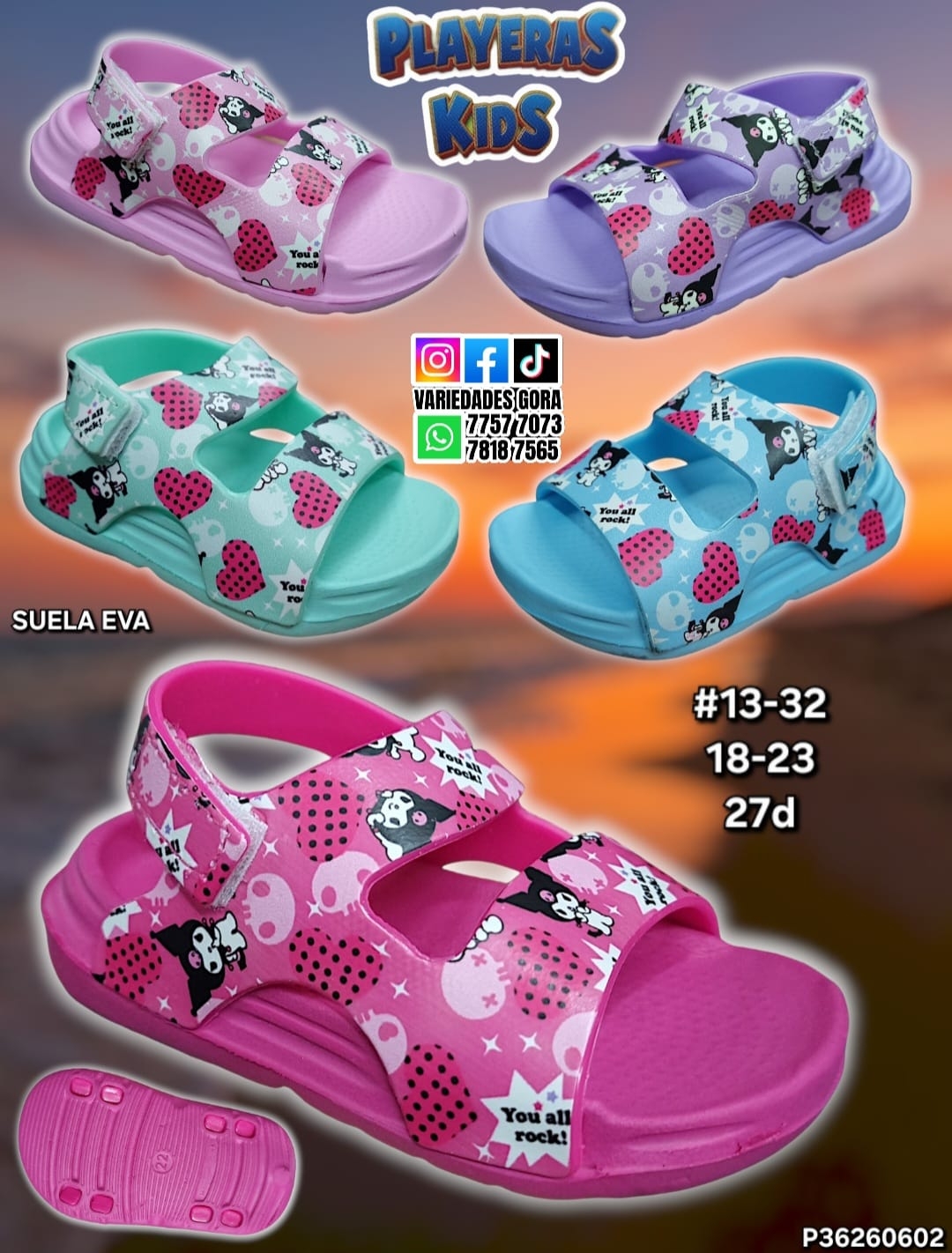 SANDALIA NIÑA PLAYERAS 18-23 P8