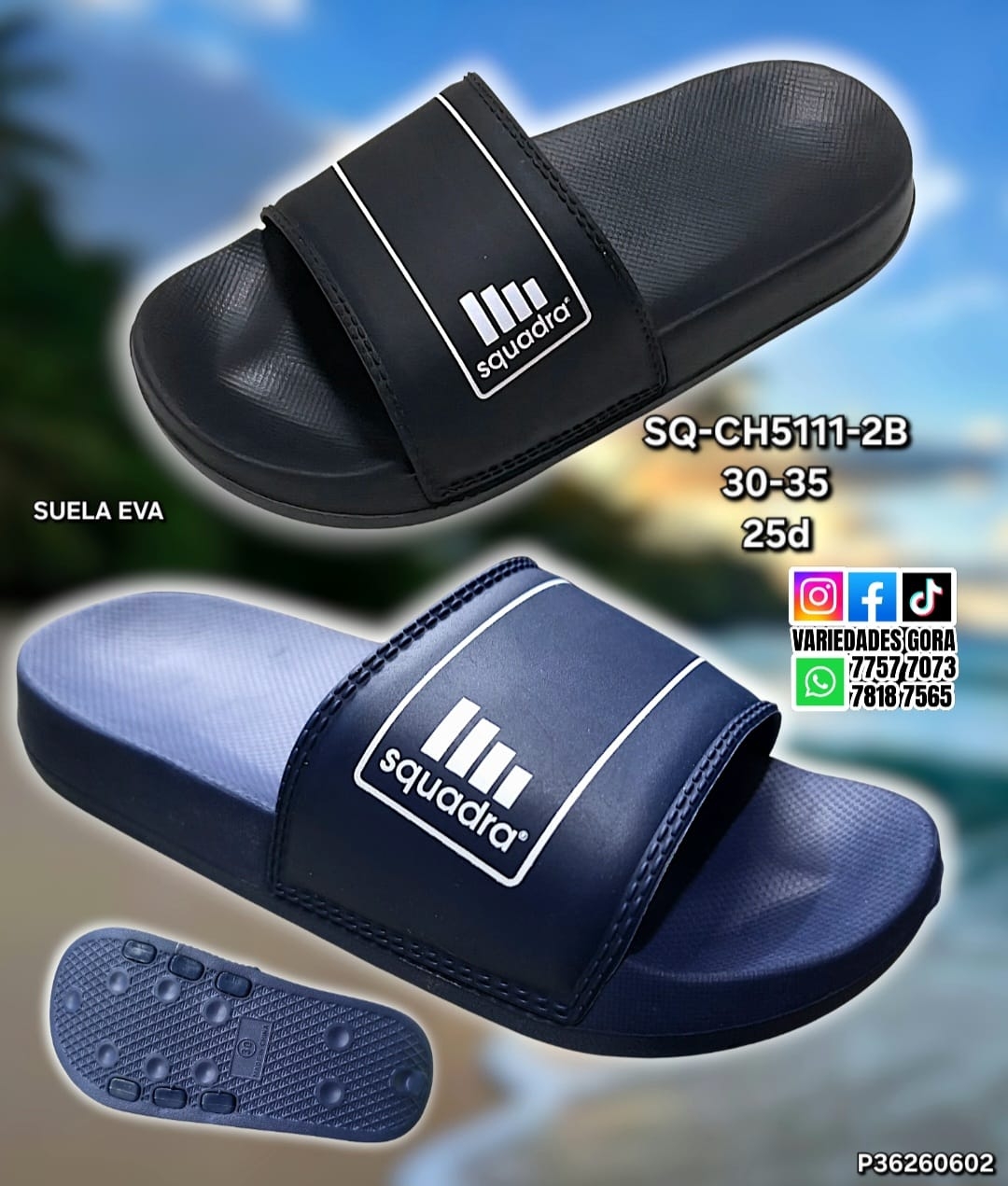 YINA METER NIÑO 30-35 SQUADRA P36