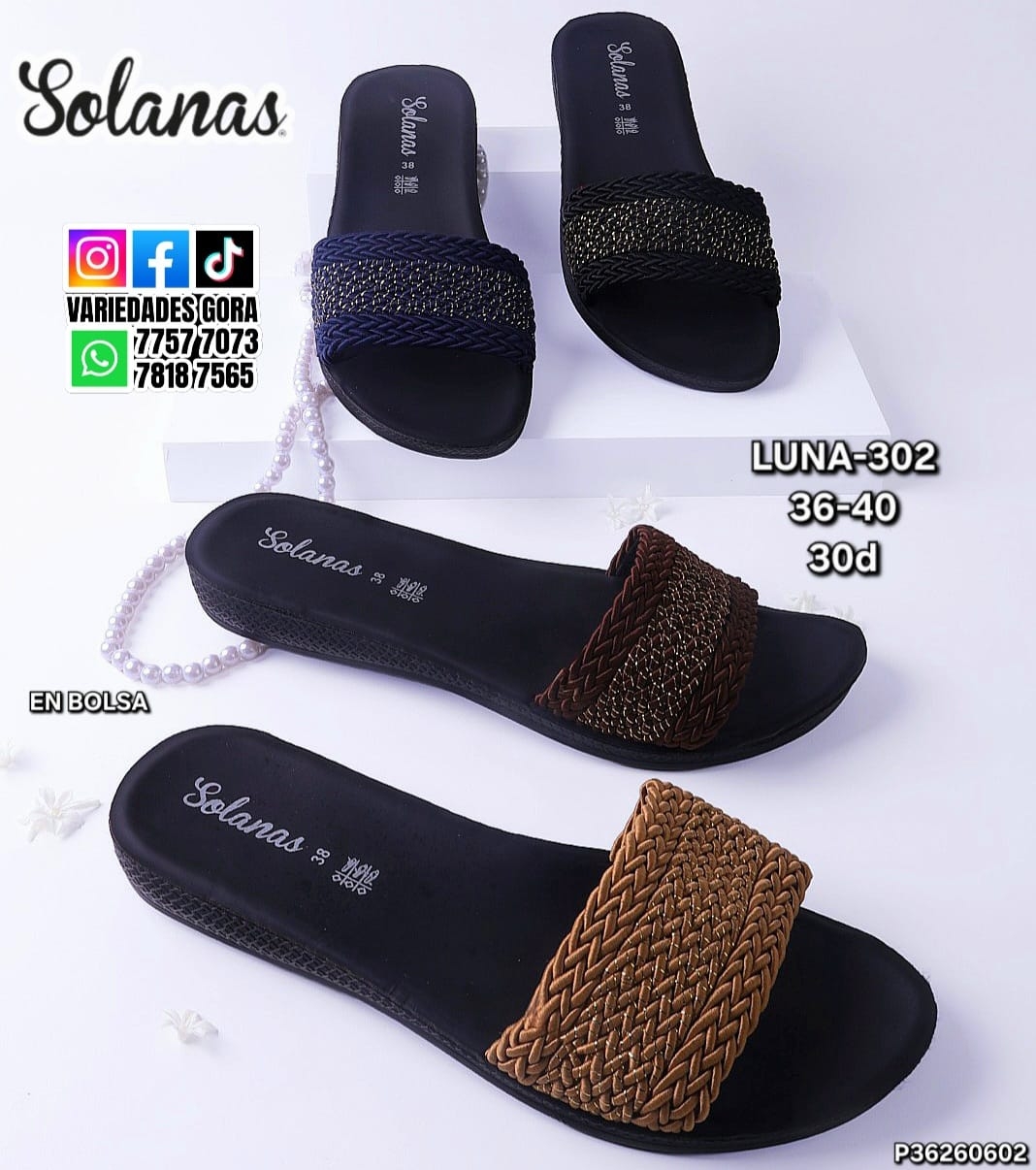 SANDALIA METER DAMA SOLANAS 36-40 EN BOLSA P36