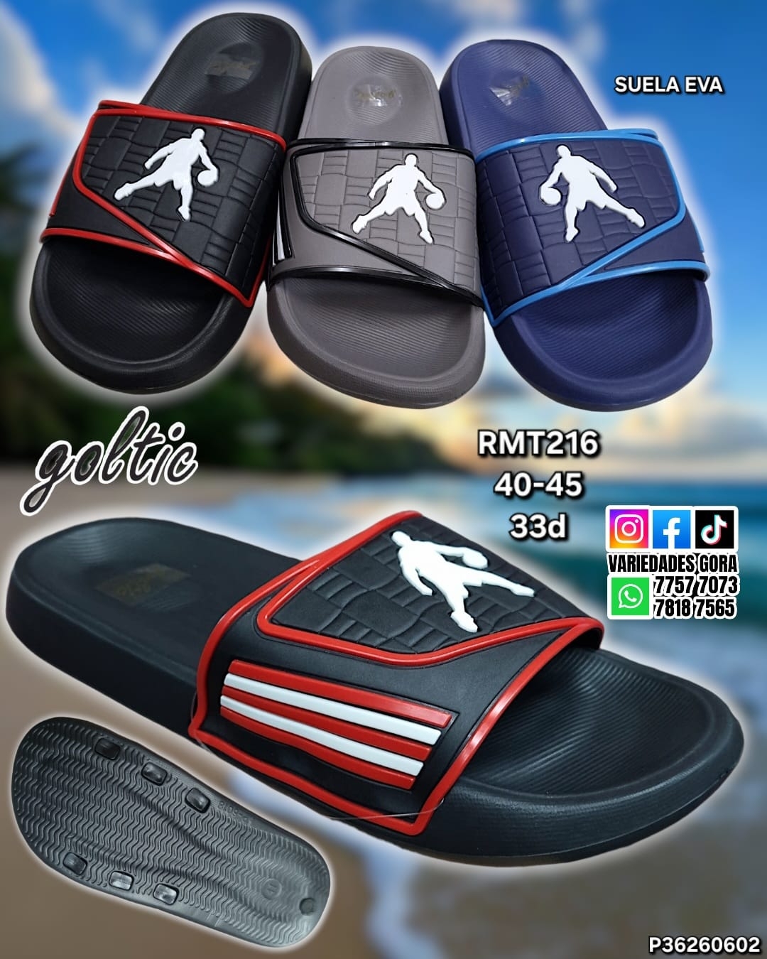 YINA HOMBRE GOLTIC DE METER 40-45 P36