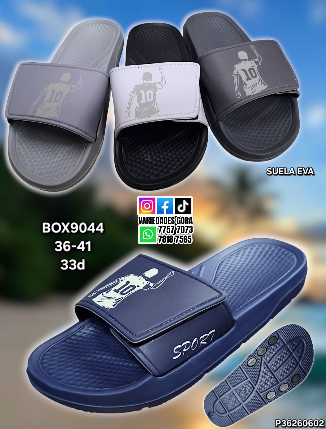 YINA HOMBRE BOX 36-41 DE METER P36