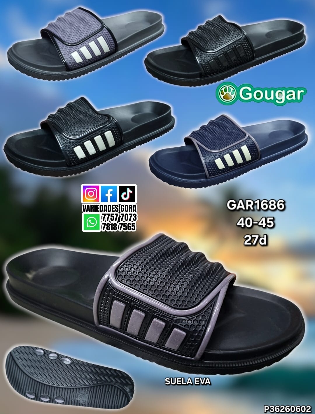 YINA HOMBRE GOUGAR 40-45 DE METER P36