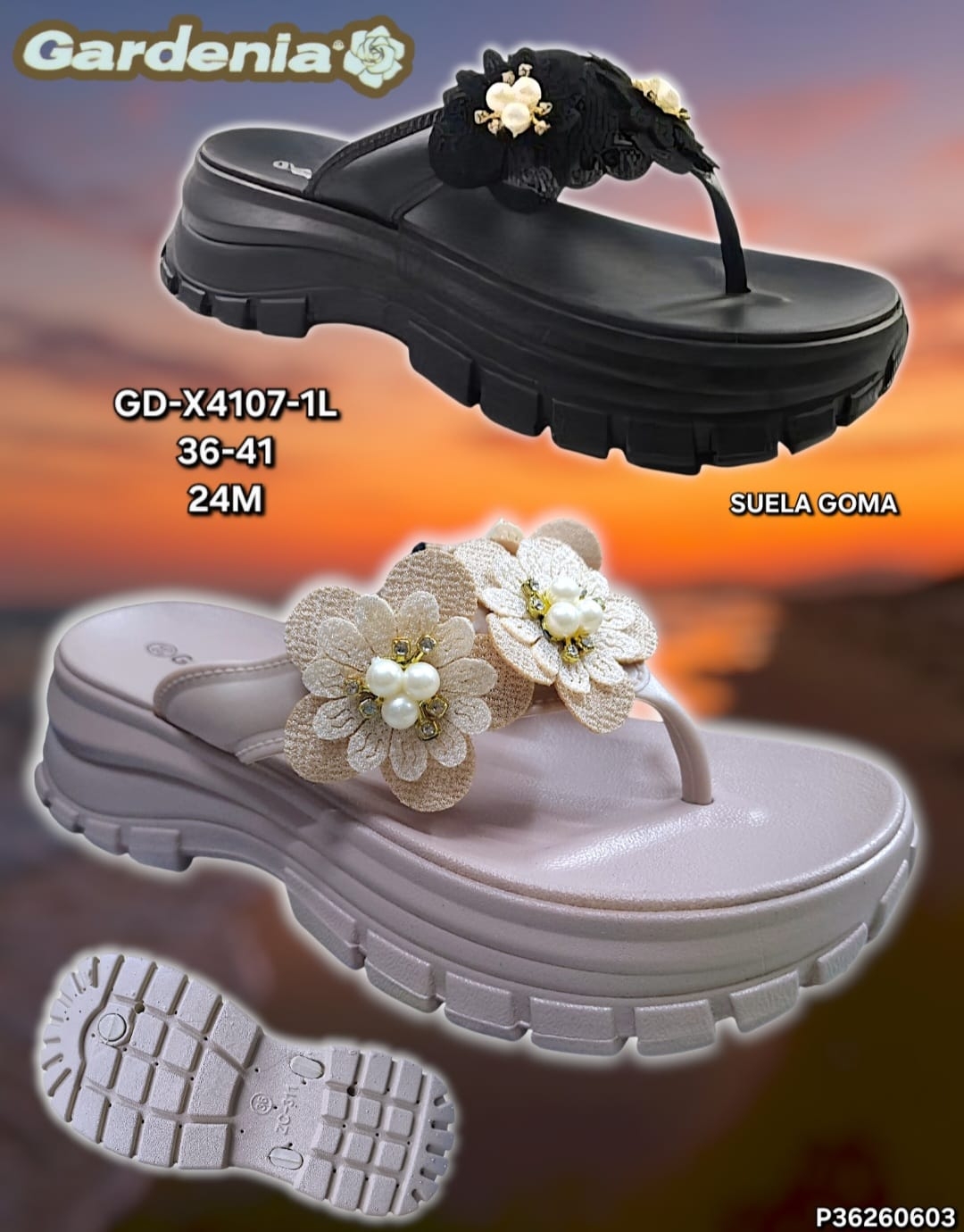 YINA DAMA GARDENIA DEDO 36-41 P36