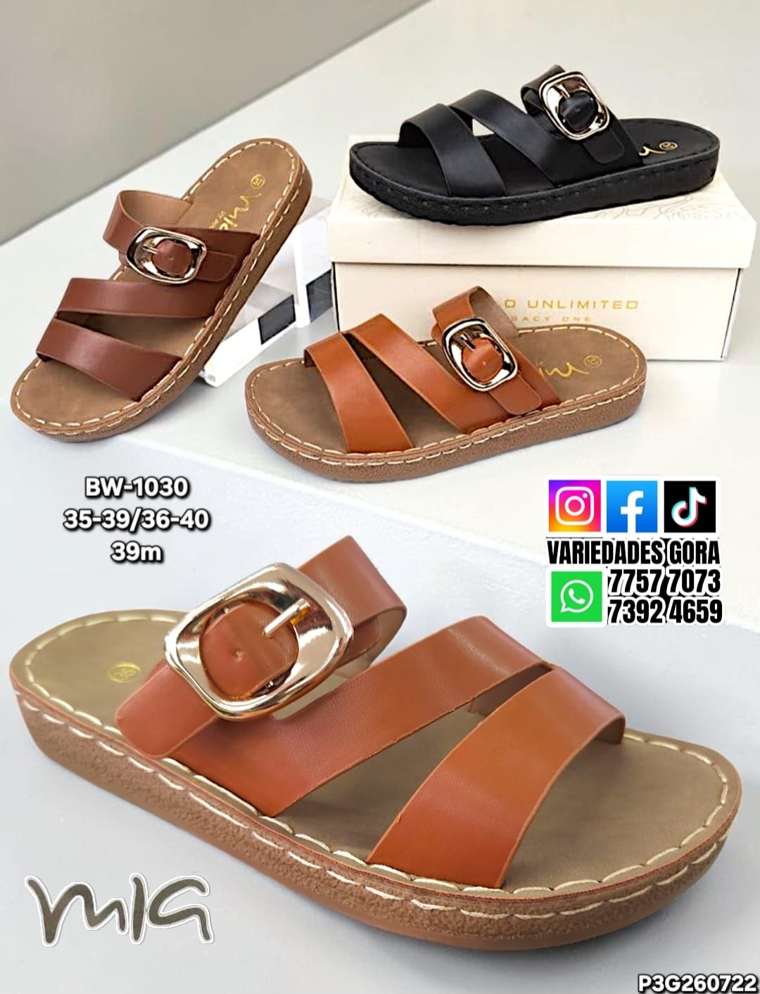 SANDALIA METER DAMA 35-40 MIA BY APOLO P3