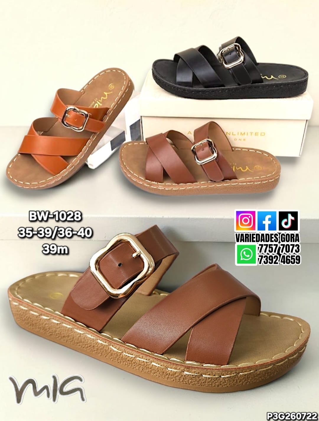 SANDALIA METER DAMA 35-40 MIA BY APOLO P3