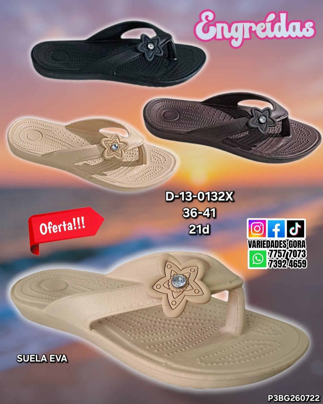 YINA DEDO DAMA 36-41 ENGREIDAS P3
