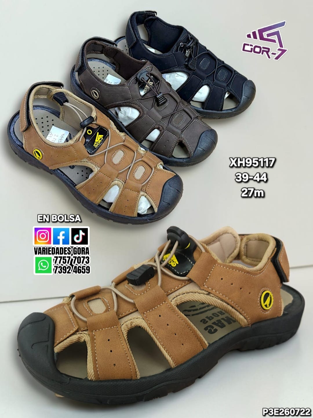 SANDALIA HOMBRE 39-44 SPORT P3