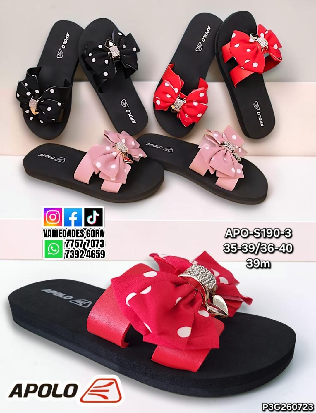 SANDALIA METER DAMA 35-40 APOLO P3