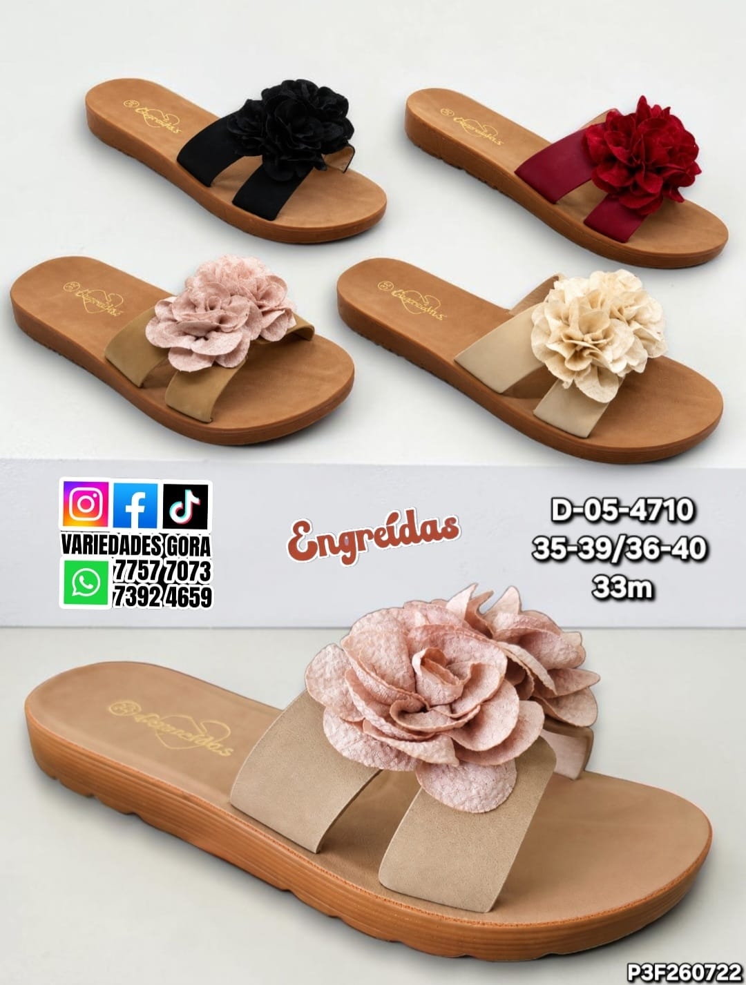SANDALIA DAMA ENGREIDAS 35-40 P3