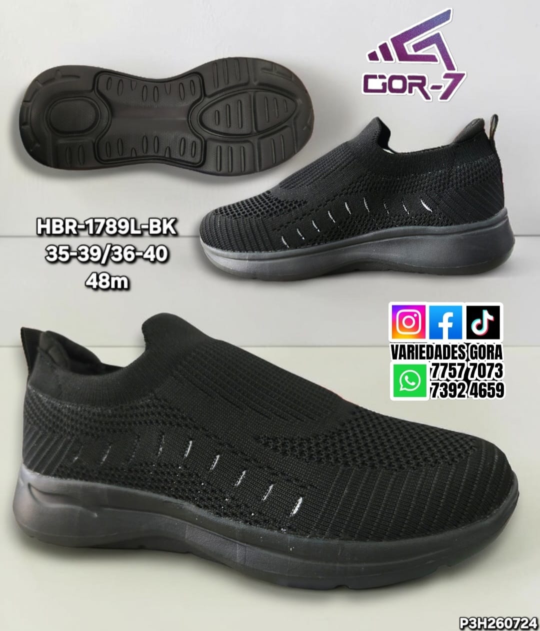ZAPATO TENIS DAMA 35-40 GOR-7 P3
