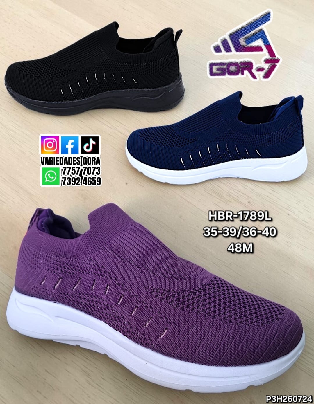 ZAPATO TENIS DAMA 35-40 GOR-7 P3
