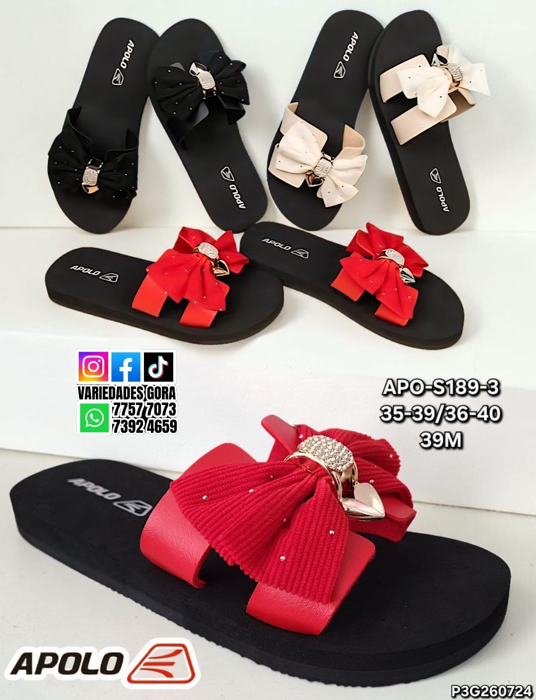 SANDALIA METER DAMA 35-40 APOLO P3